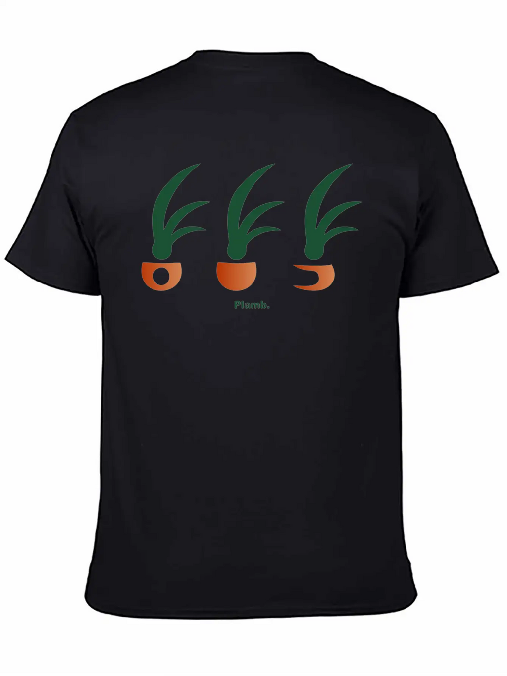 Plamb Trifecta Unisex Short Sleeve Soft Cotton T-Shirt – Casual Everyday Wear