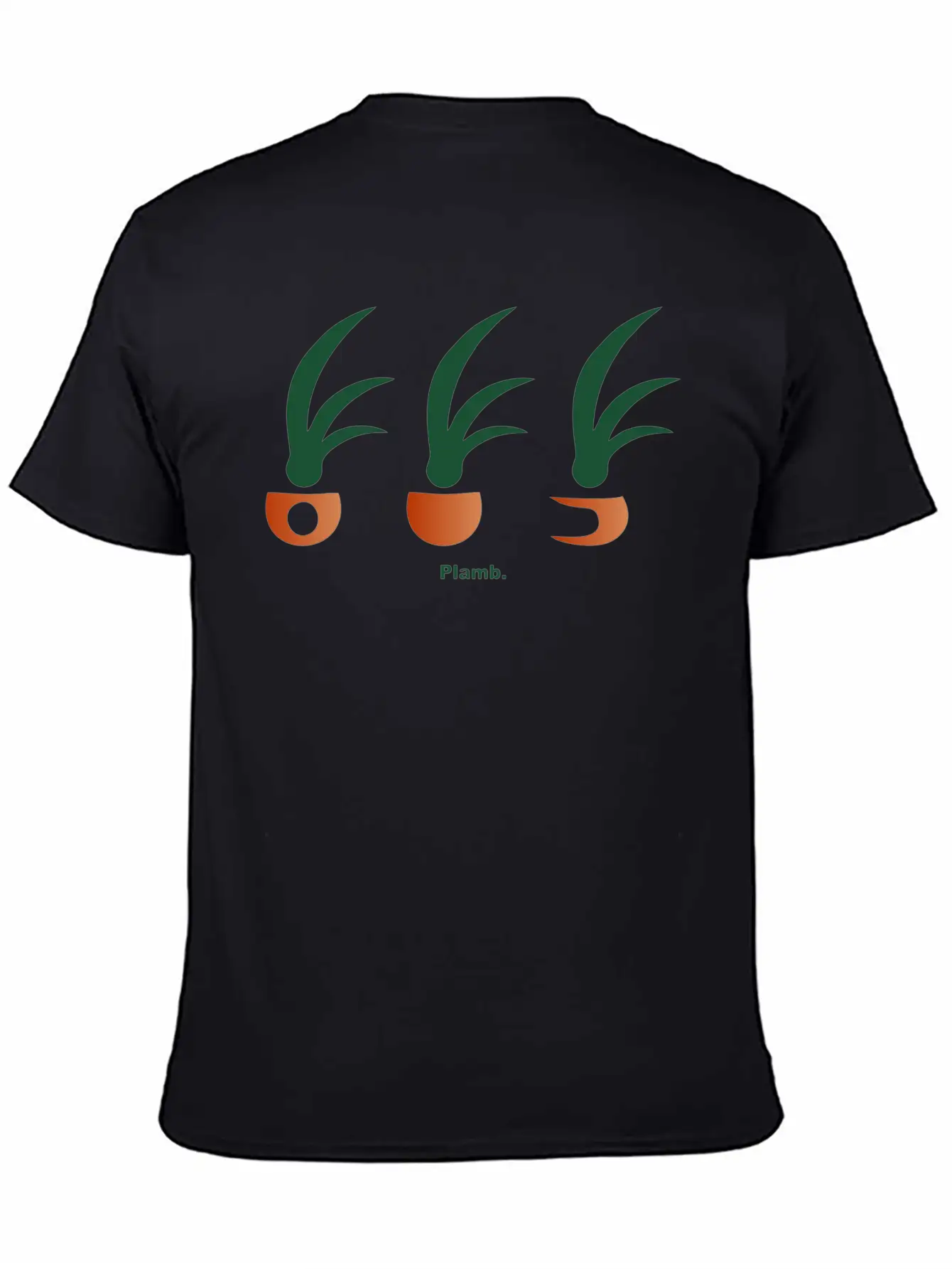 Plamb Trifecta Unisex Short Sleeve Soft Cotton T-Shirt – Casual Everyday Wear
