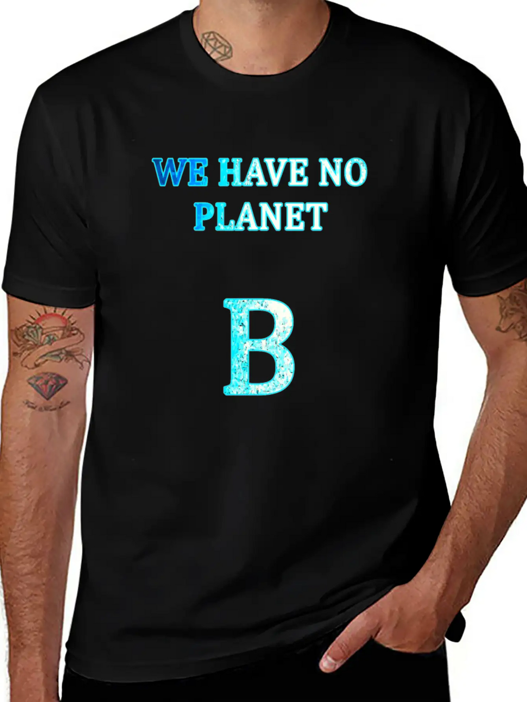 Planet B Unisex Short Sleeve Soft Cotton T-Shirt – Casual Everyday Wear