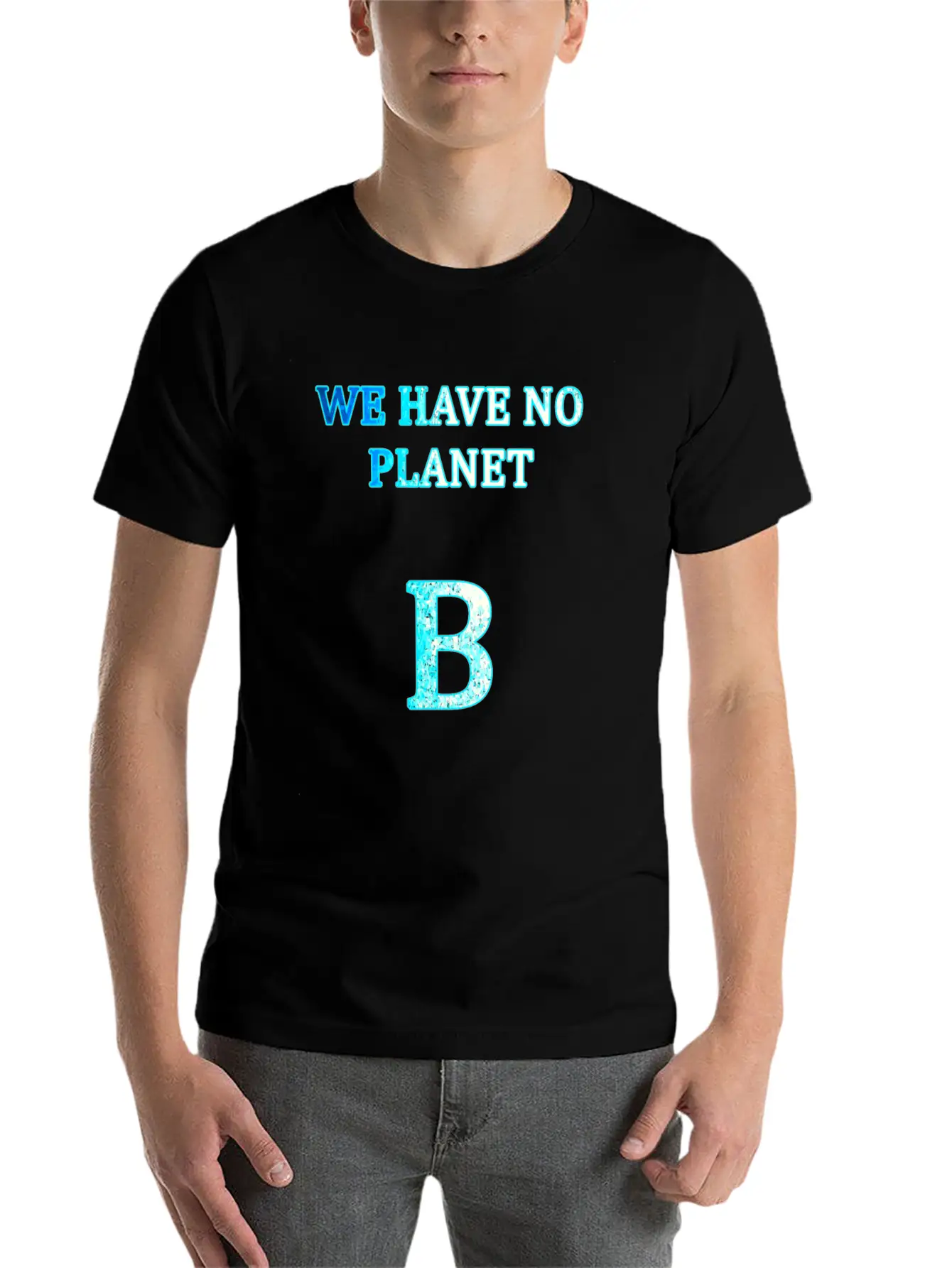 Planet B Unisex Short Sleeve Soft Cotton T-Shirt – Casual Everyday Wear