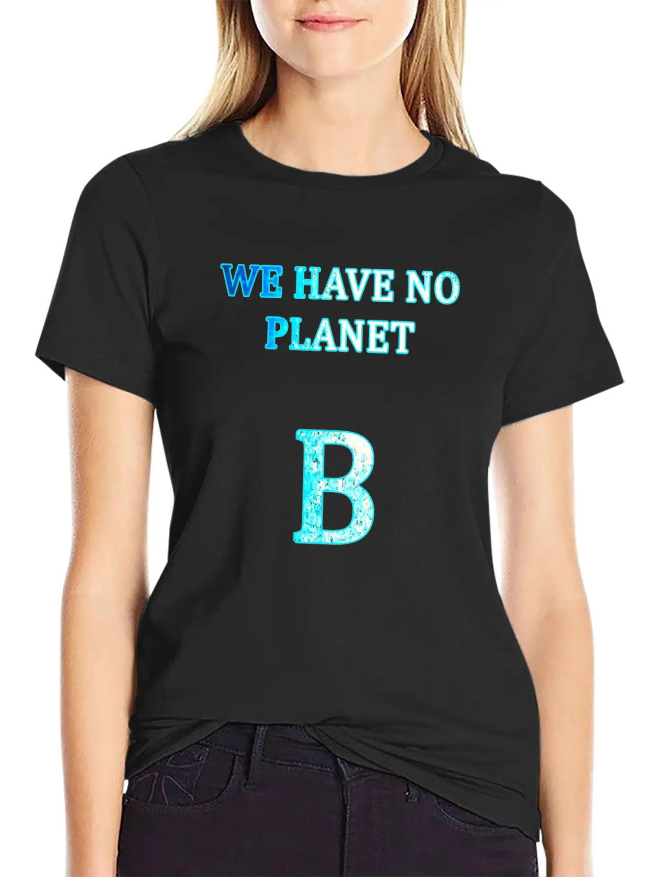 Planet B Unisex Short Sleeve Soft Cotton T-Shirt – Casual Everyday Wear