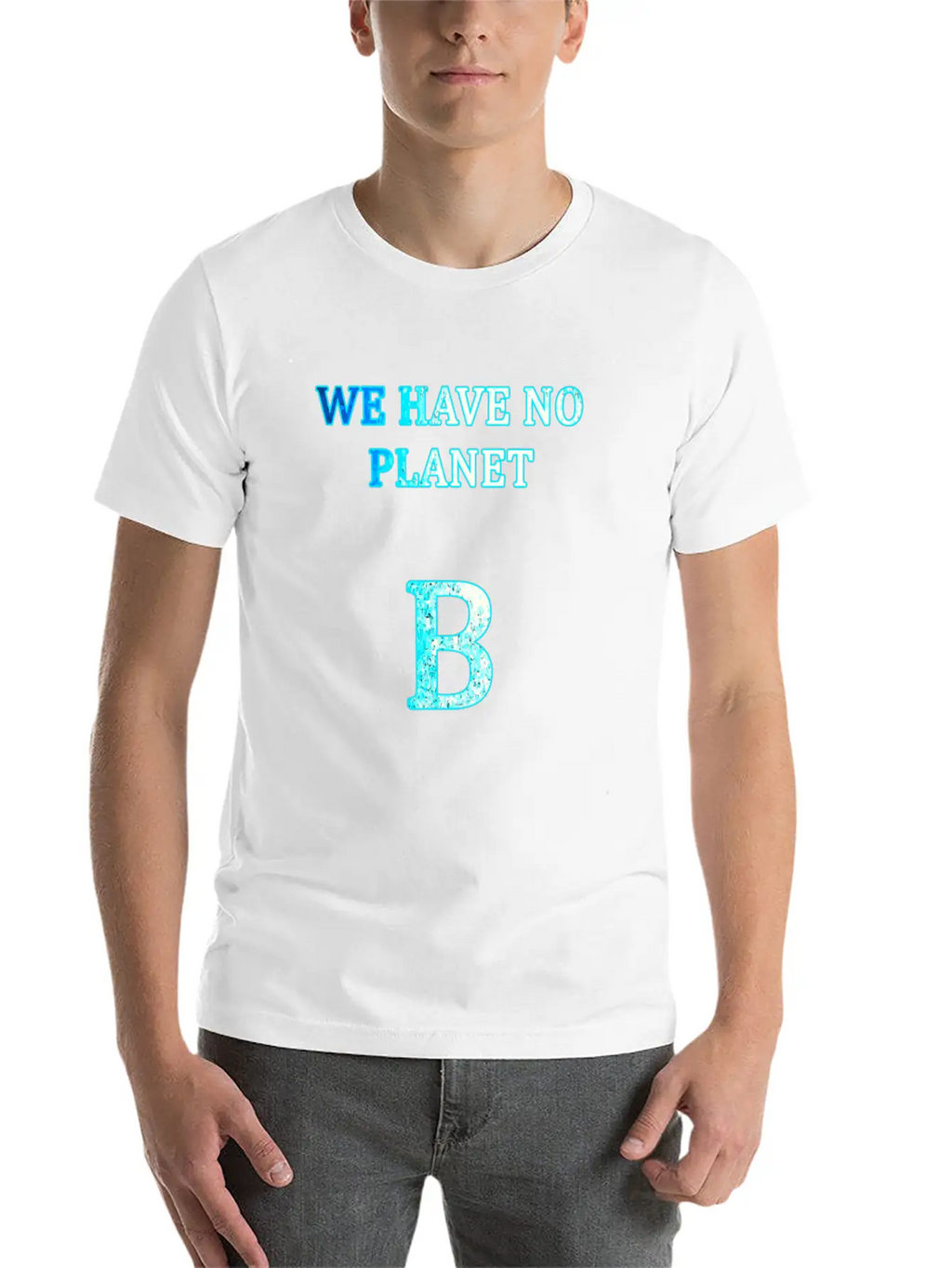 Planet B Unisex Short Sleeve Soft Cotton T-Shirt – Casual Everyday Wear