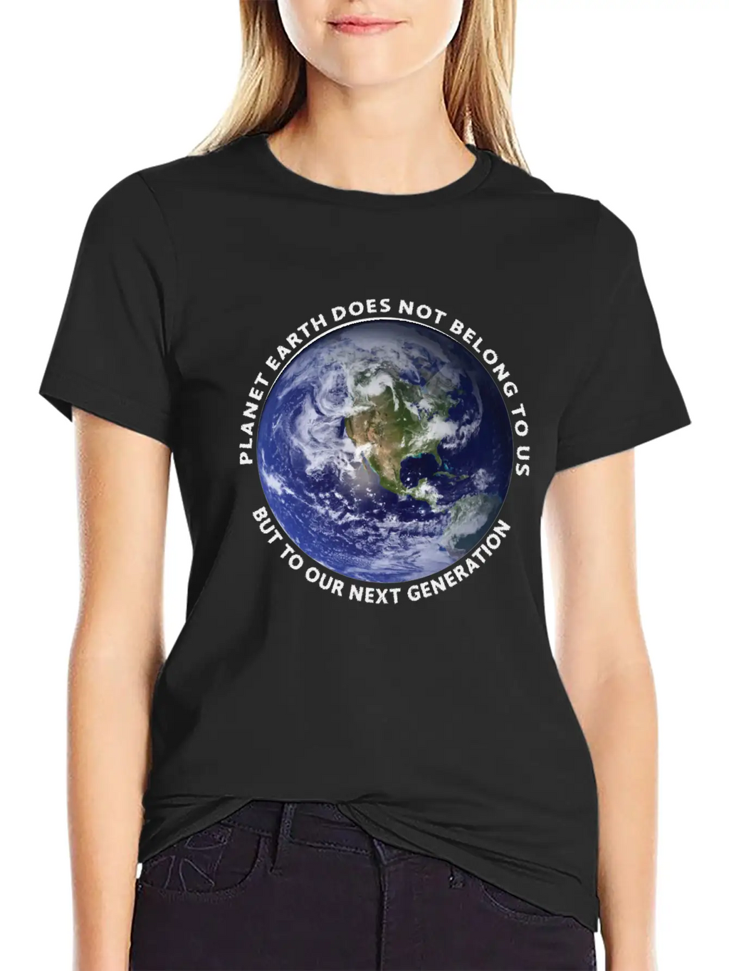 Planet Earth Classic Fit Graphic Tee For Daily Comfort – Unisex Cotton Shirt