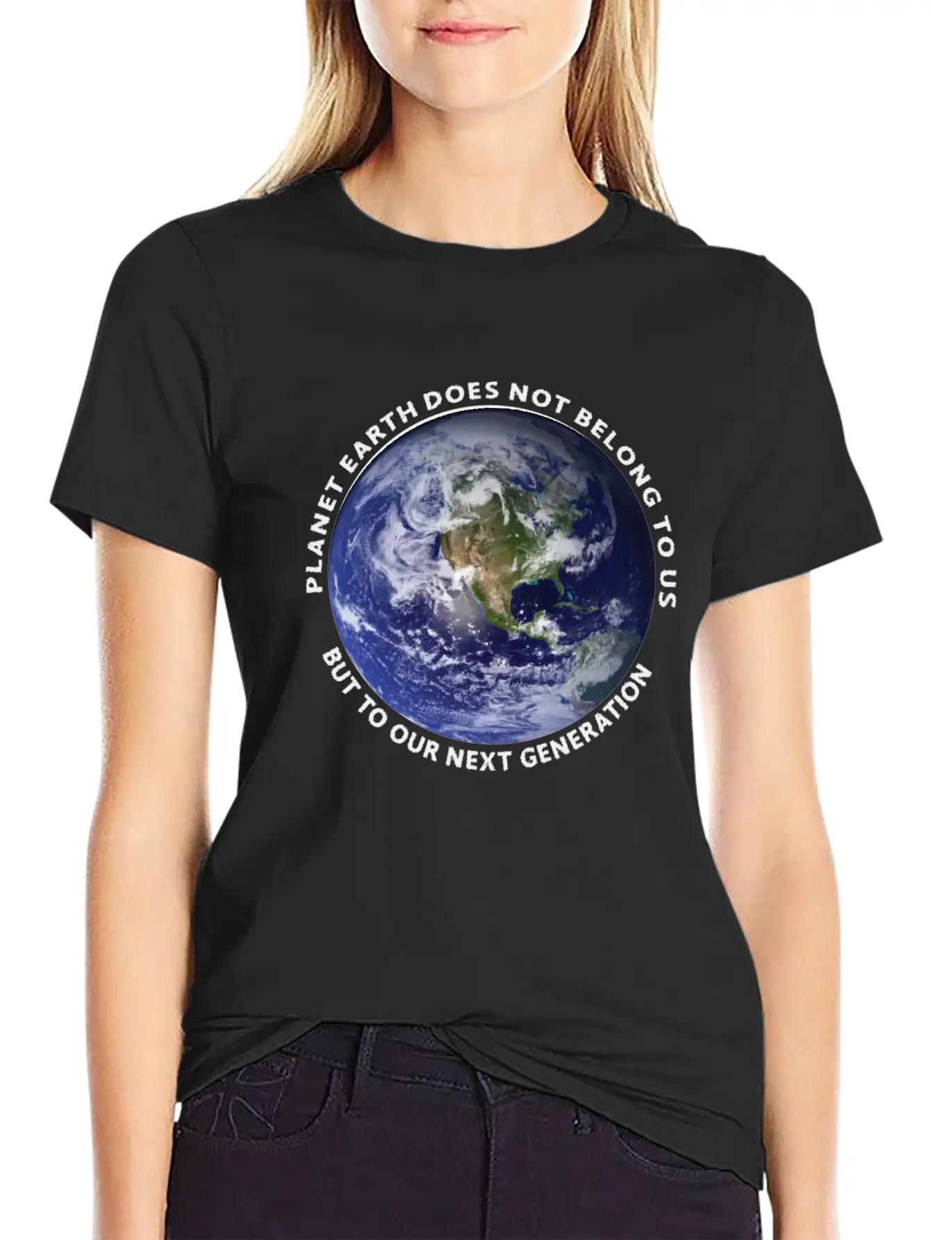 Planet Earth Classic Fit Graphic Tee For Daily Comfort – Unisex Cotton Shirt