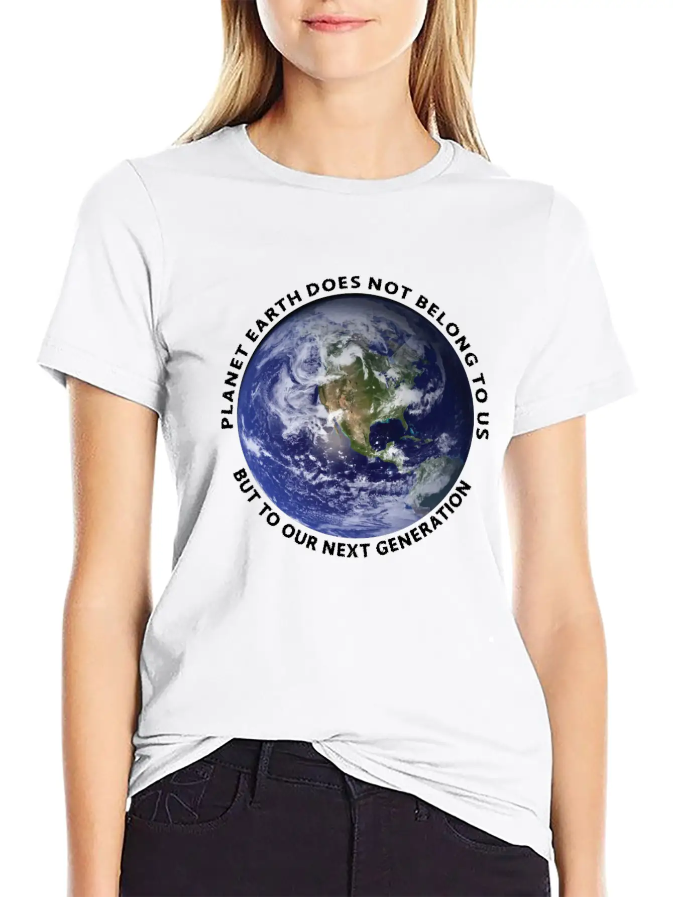 Planet Earth Classic Fit Graphic Tee For Daily Comfort – Unisex Cotton Shirt
