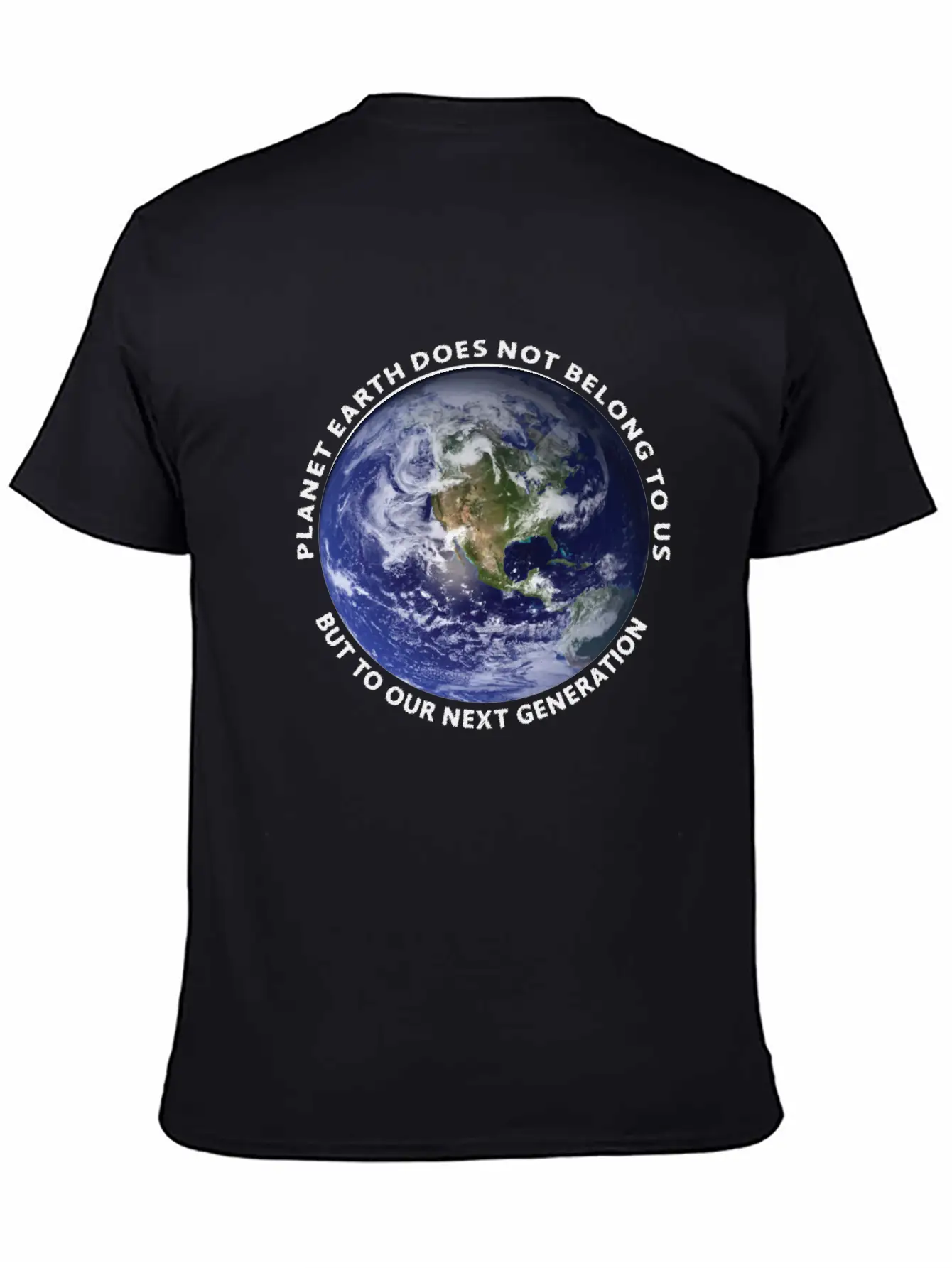 Planet Earth Classic Fit Graphic Tee For Daily Comfort – Unisex Cotton Shirt