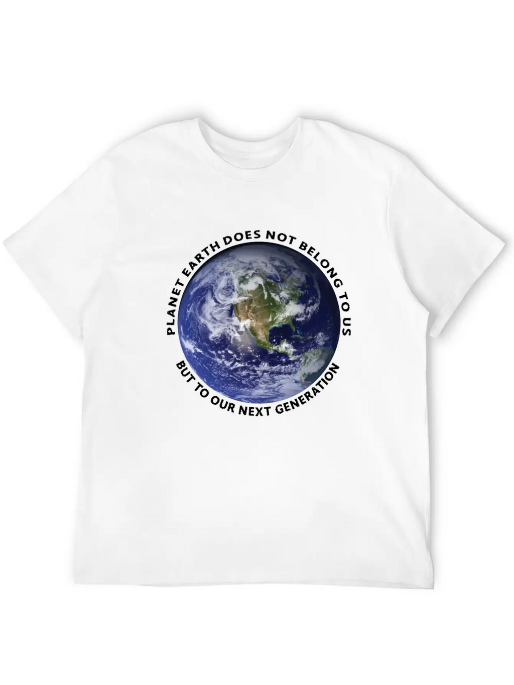 Planet Earth Classic Fit Graphic Tee For Daily Comfort – Unisex Cotton Shirt