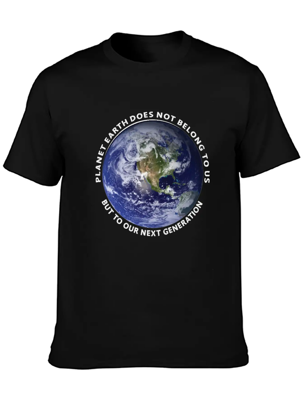Planet Earth Classic Fit Graphic Tee For Daily Comfort – Unisex Cotton Shirt