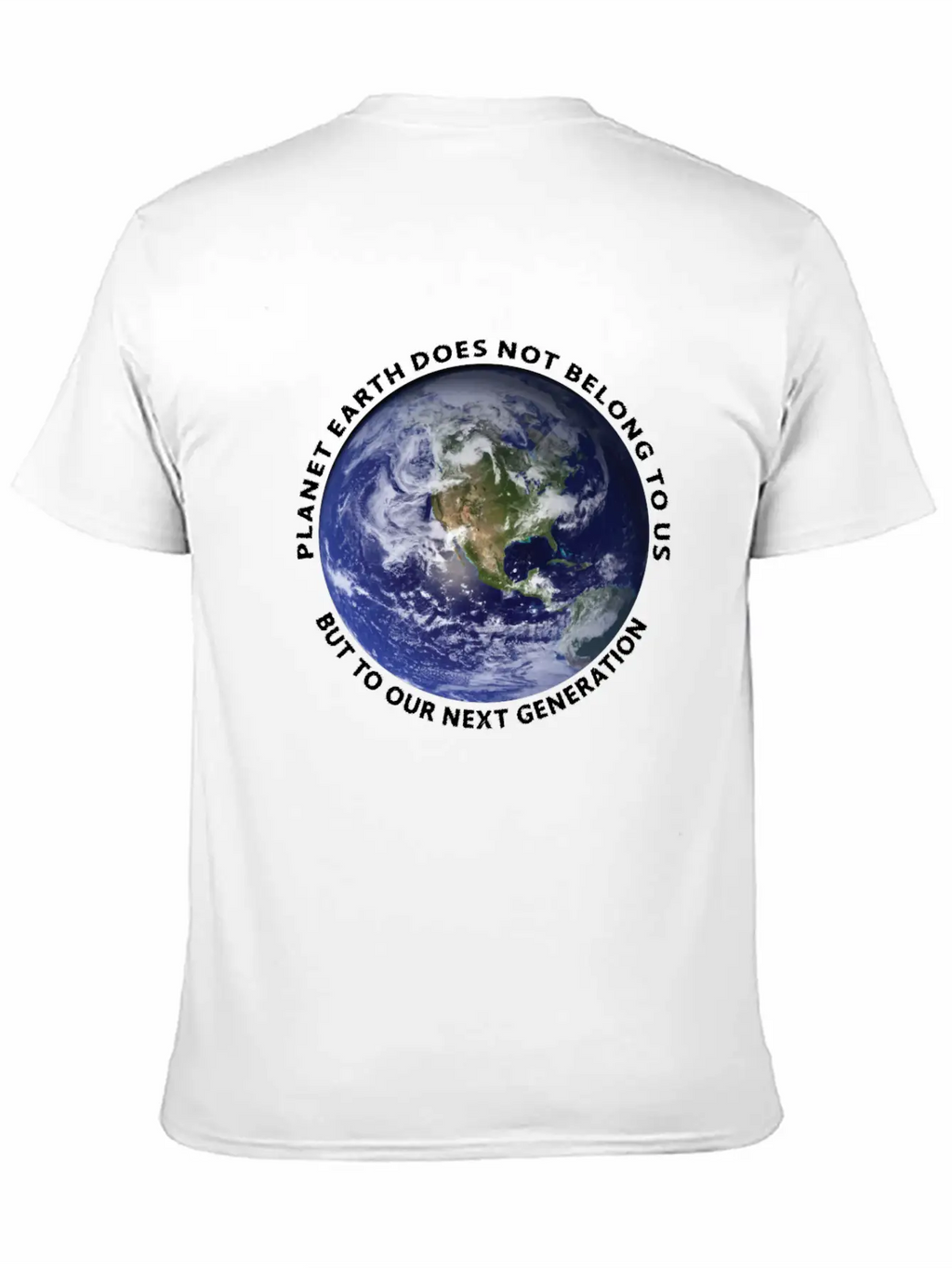 Planet Earth Classic Fit Graphic Tee For Daily Comfort – Unisex Cotton Shirt