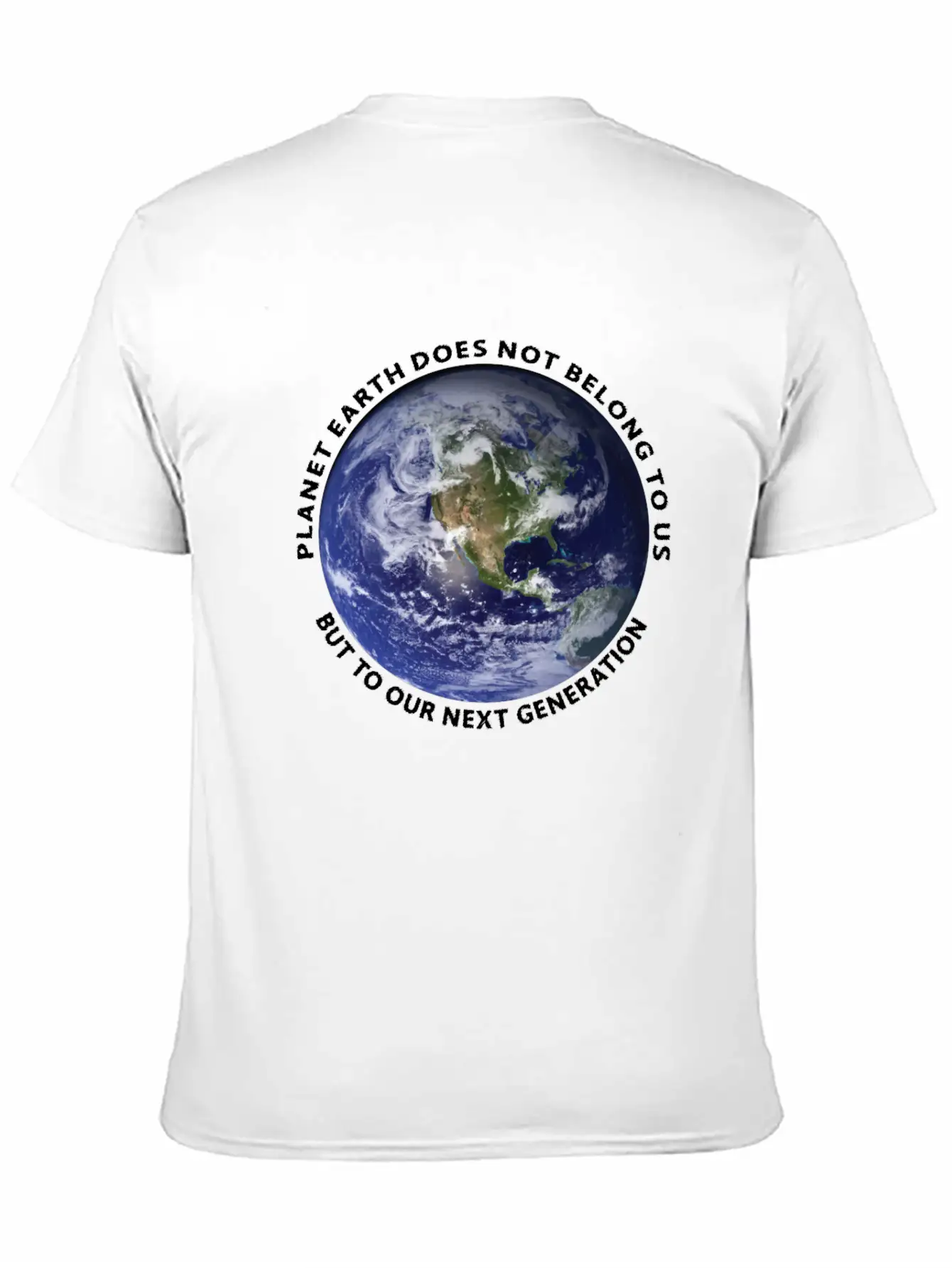 Planet Earth Classic Fit Graphic Tee For Daily Comfort – Unisex Cotton Shirt