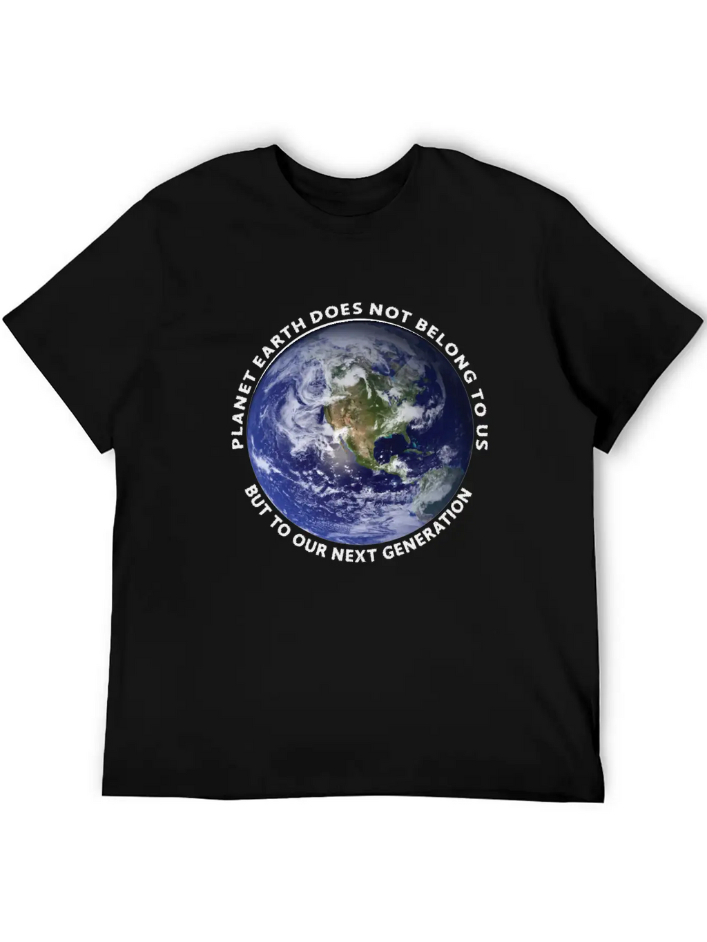Planet Earth Classic Fit Graphic Tee For Daily Comfort – Unisex Cotton Shirt