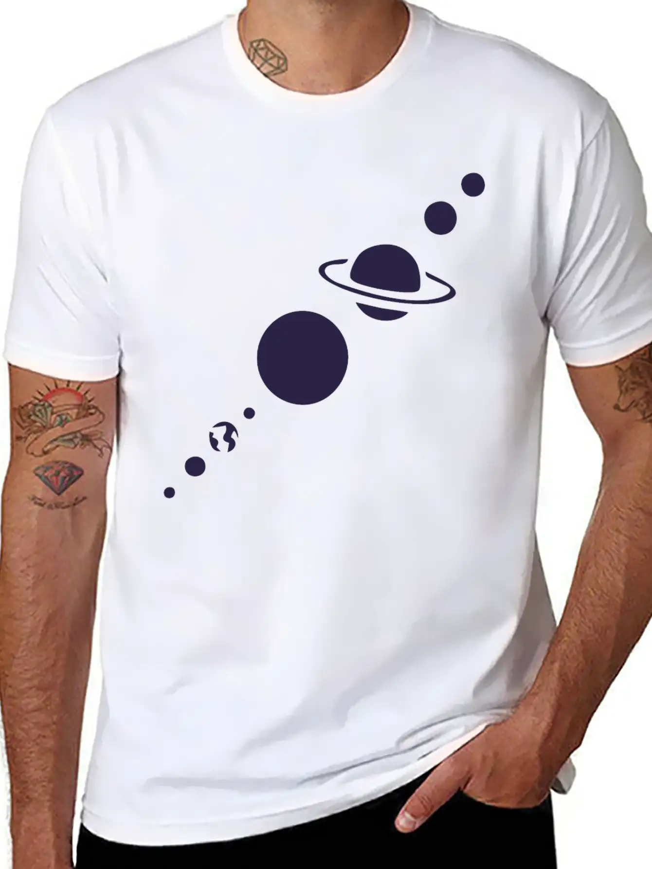 Planet Earth Unisex Casual T-Shirt – Clean Design For Daily Comfort