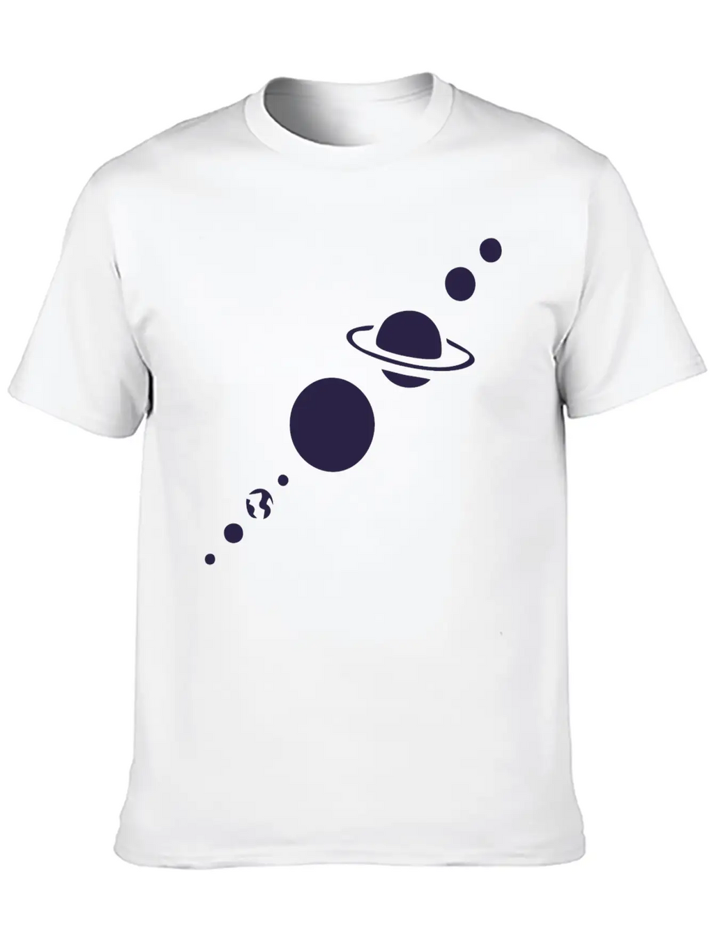 Planet Earth Unisex Casual T-Shirt – Clean Design For Daily Comfort