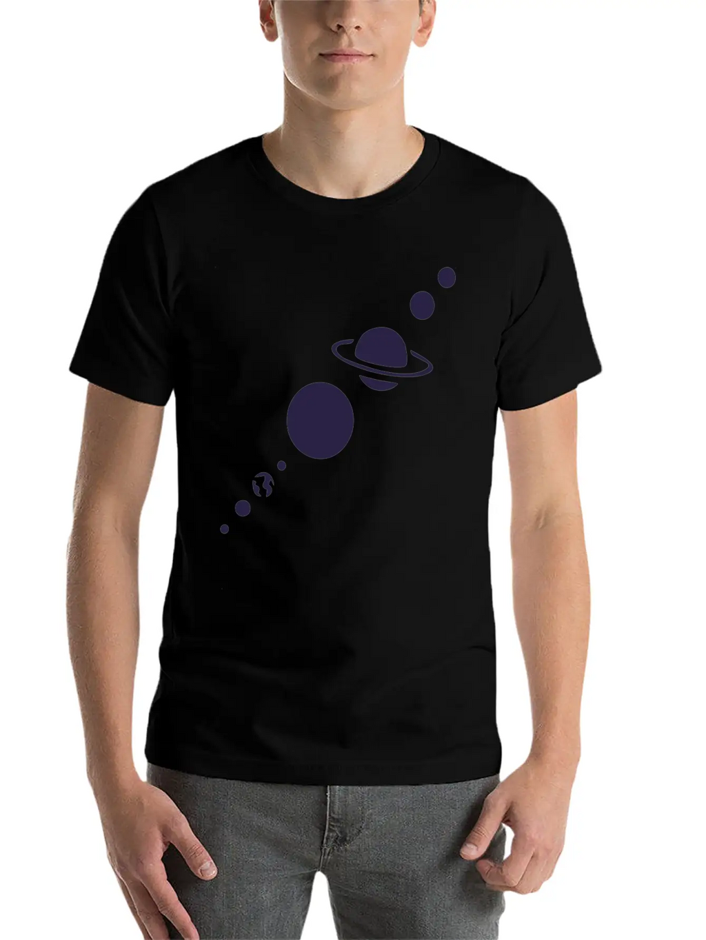 Planet Earth Unisex Casual T-Shirt – Clean Design For Daily Comfort