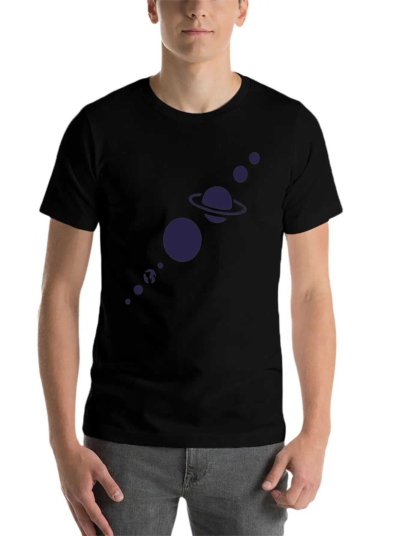 Planet Earth Unisex Casual T-Shirt – Clean Design For Daily Comfort
