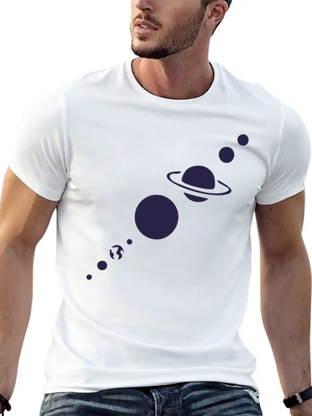 Planet Earth Unisex Casual T-Shirt – Clean Design For Daily Comfort