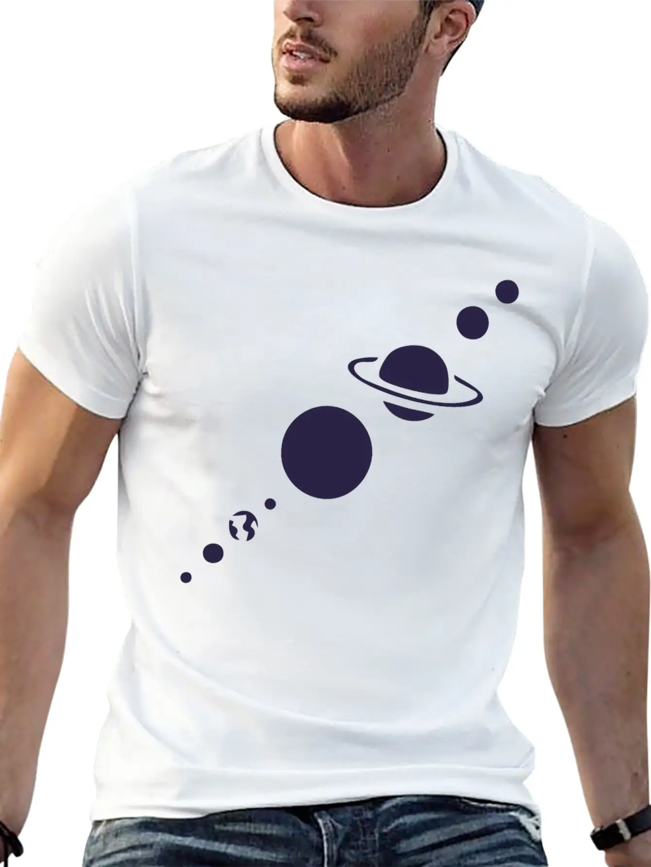 Planet Earth Unisex Casual T-Shirt – Clean Design For Daily Comfort