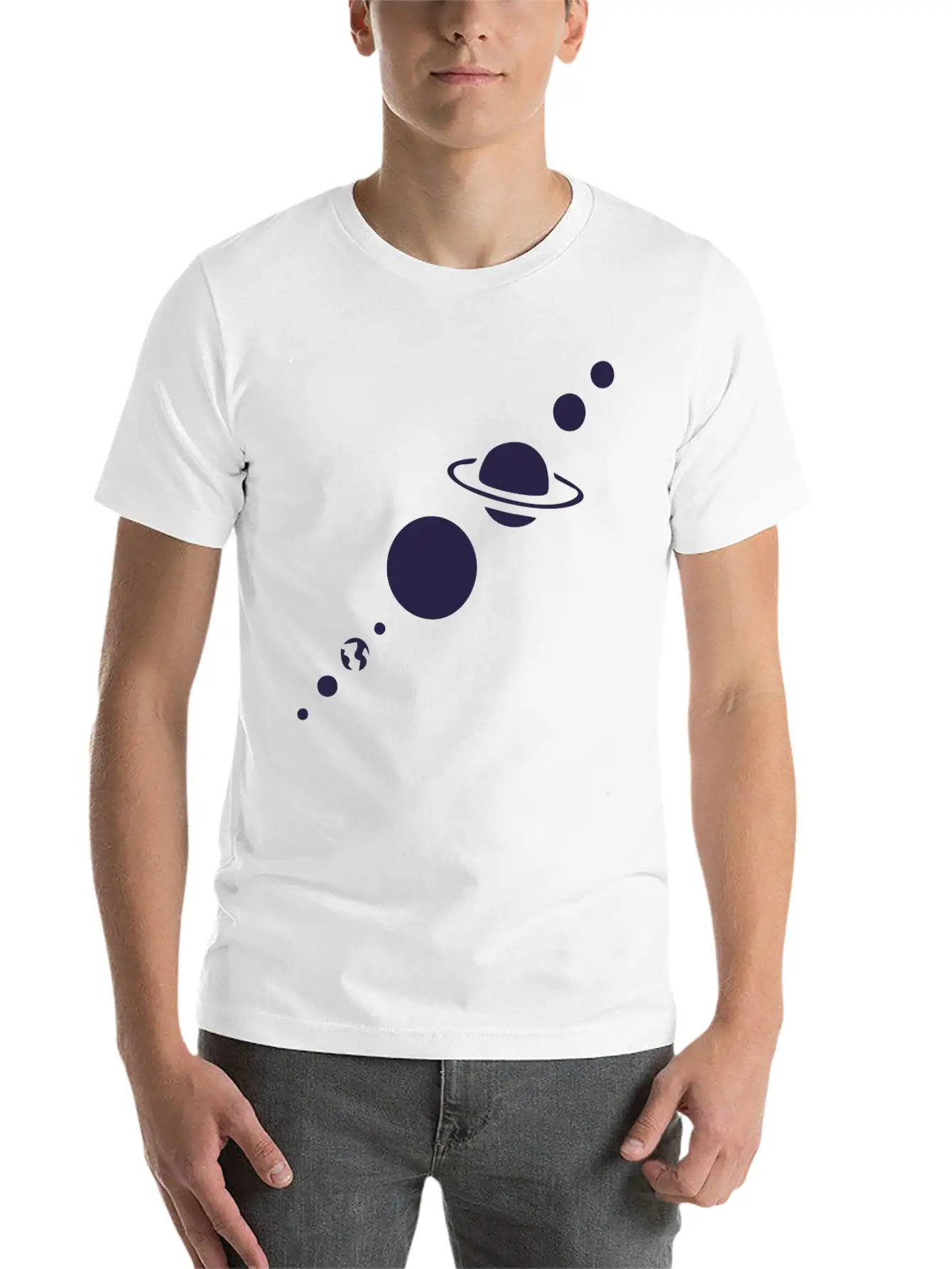 Planet Earth Unisex Casual T-Shirt – Clean Design For Daily Comfort