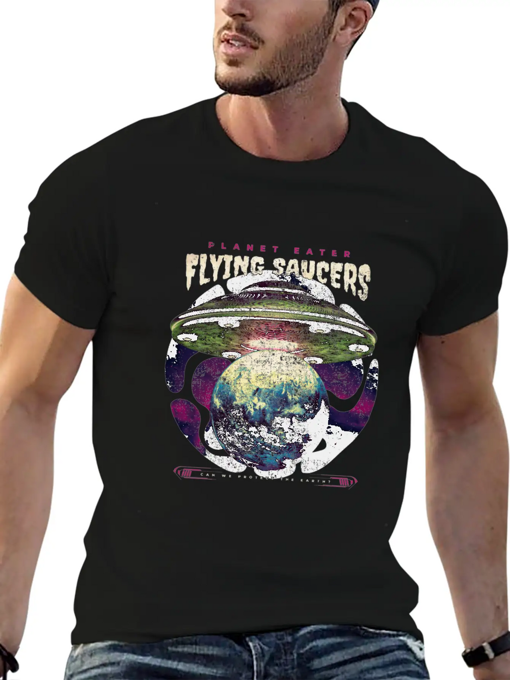 Planet Eater Aliens Planet Eater Aliens Inspiratio Unisex Casual T-Shirt – Clean Design For Daily Comfort