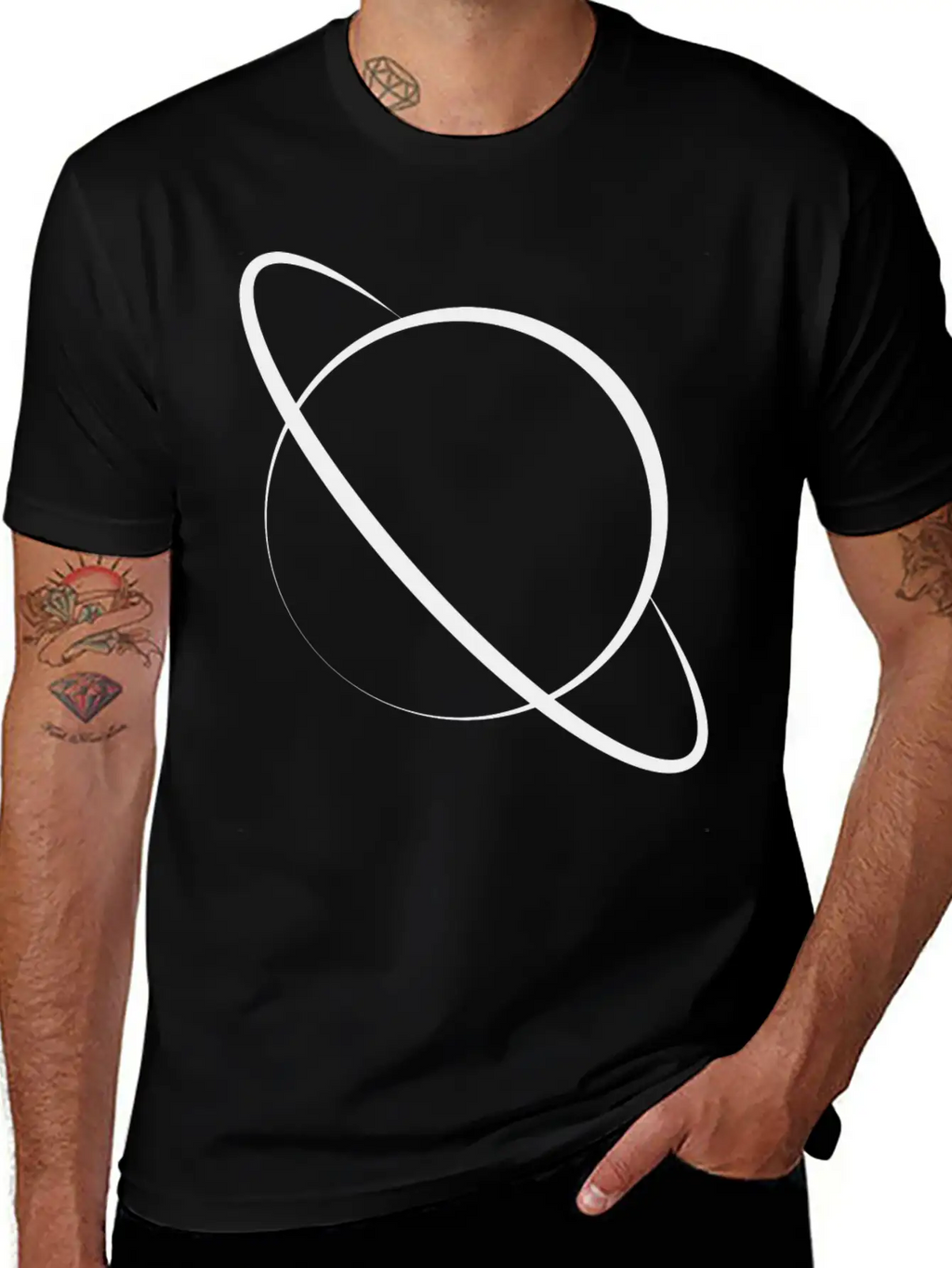 Planet Essential Cotton Tee For Daily Outfits – Unisex Style