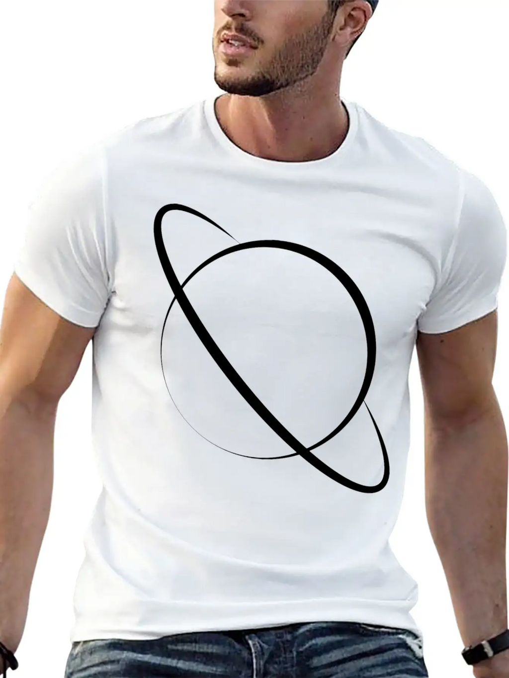 Planet Essential Cotton Tee For Daily Outfits – Unisex Style