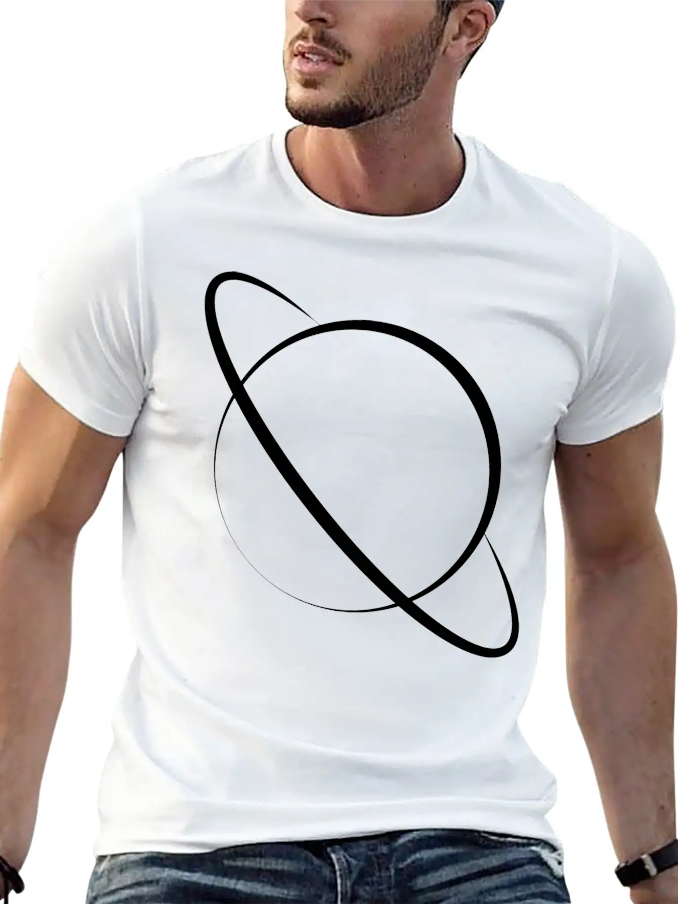Planet Essential Cotton Tee For Daily Outfits – Unisex Style