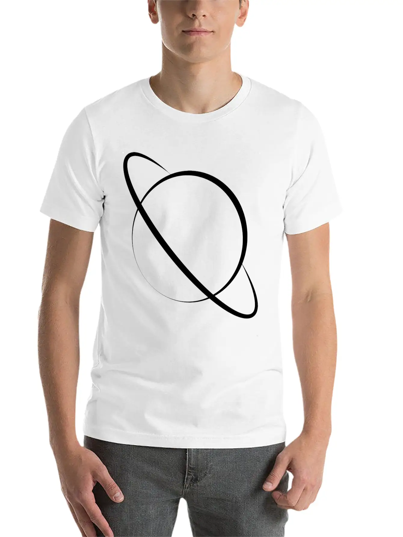 Planet Essential Cotton Tee For Daily Outfits – Unisex Style