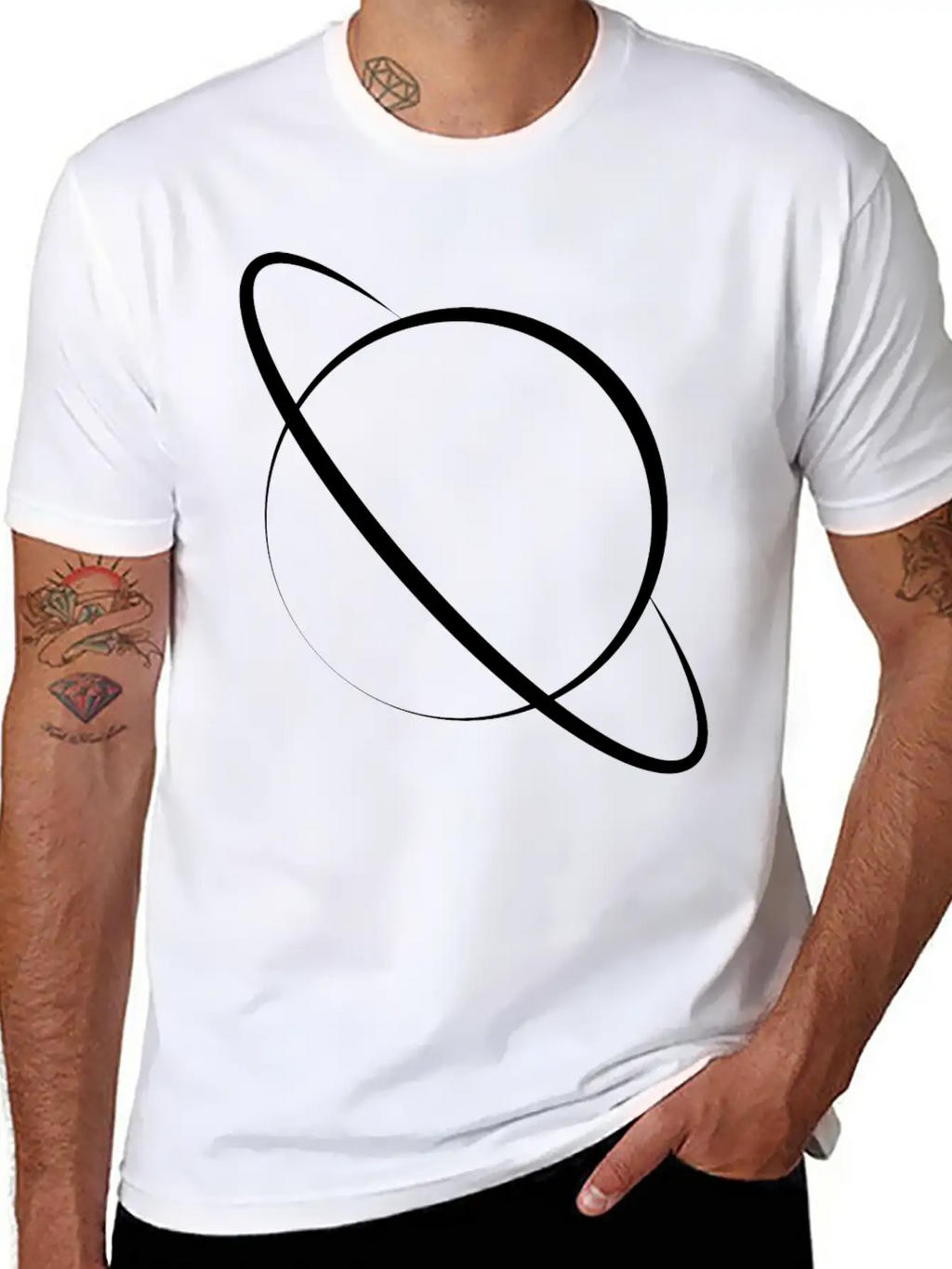 Planet Essential Cotton Tee For Daily Outfits – Unisex Style