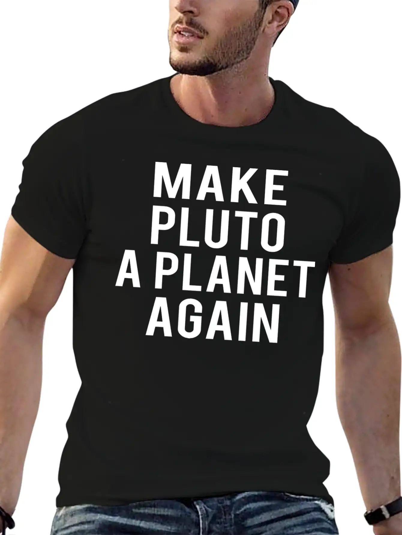 Planet Pluto: Make Me A Planet Again Unisex Casual T-Shirt – Clean Design For Daily Comfort