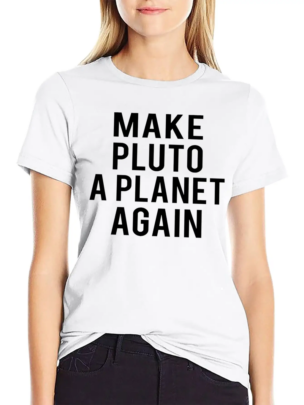 Planet Pluto: Make Me A Planet Again Unisex Casual T-Shirt – Clean Design For Daily Comfort