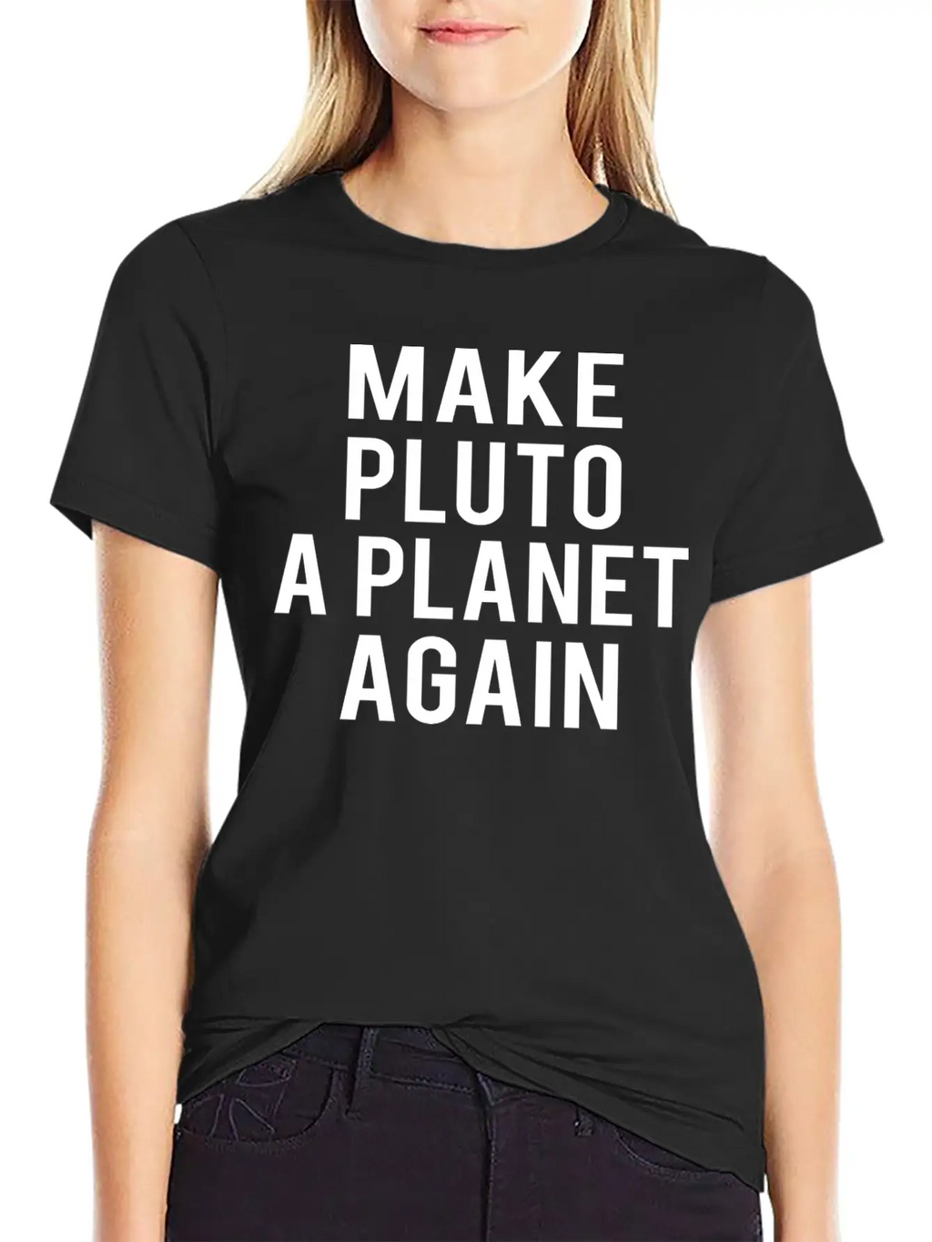 Planet Pluto: Make Me A Planet Again Unisex Casual T-Shirt – Clean Design For Daily Comfort
