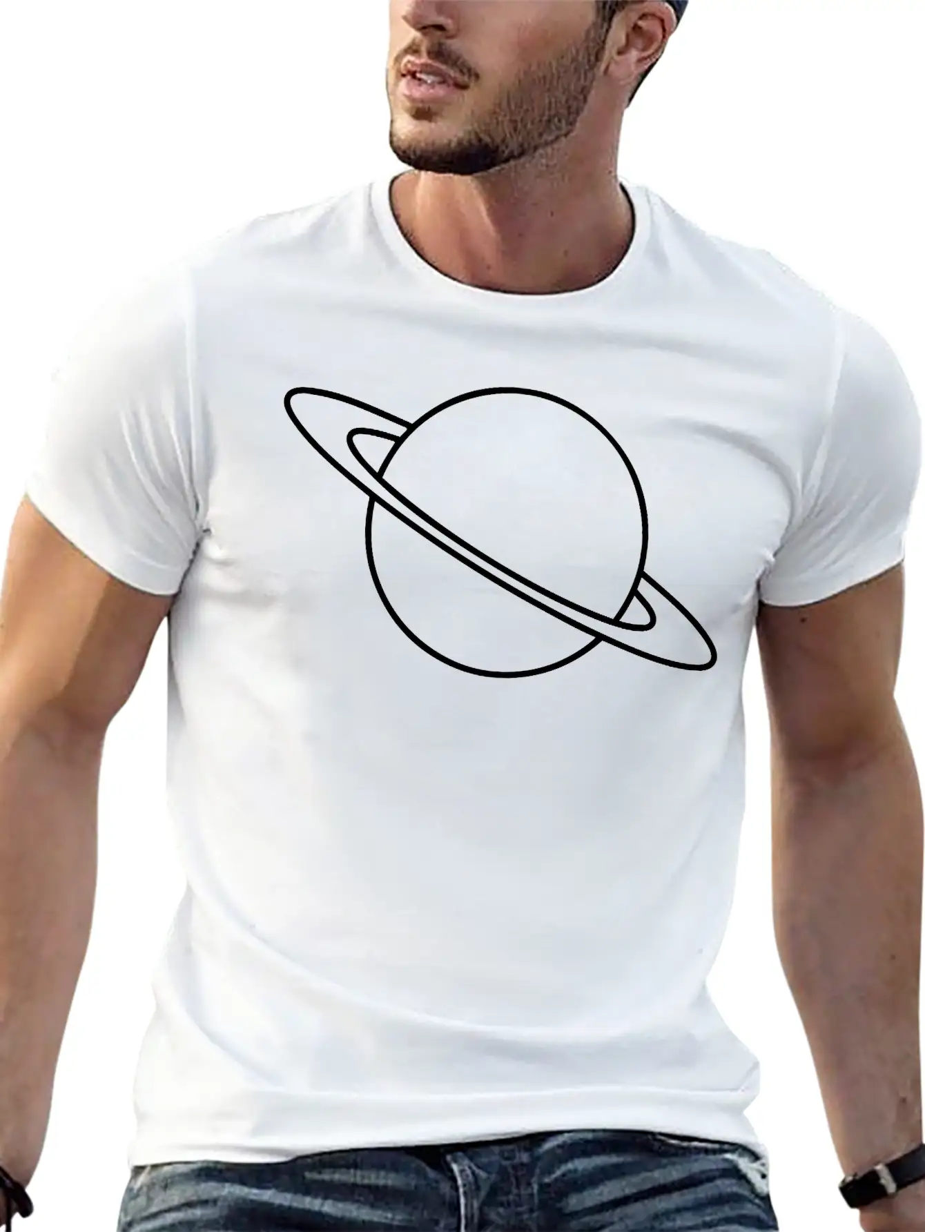 Planet Unisex Casual T-Shirt – Clean Design For Daily Comfort