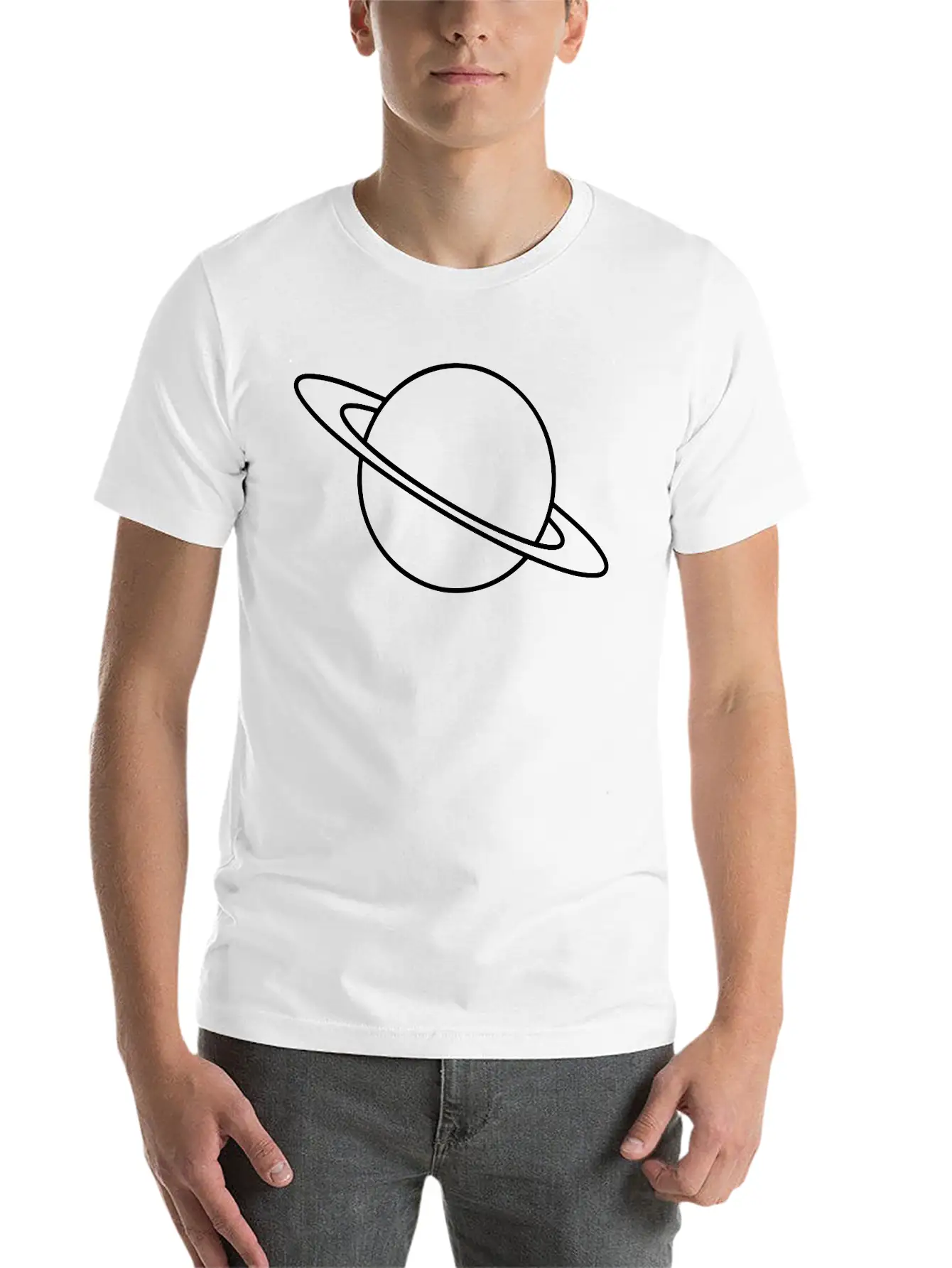 Planet Unisex Casual T-Shirt – Clean Design For Daily Comfort