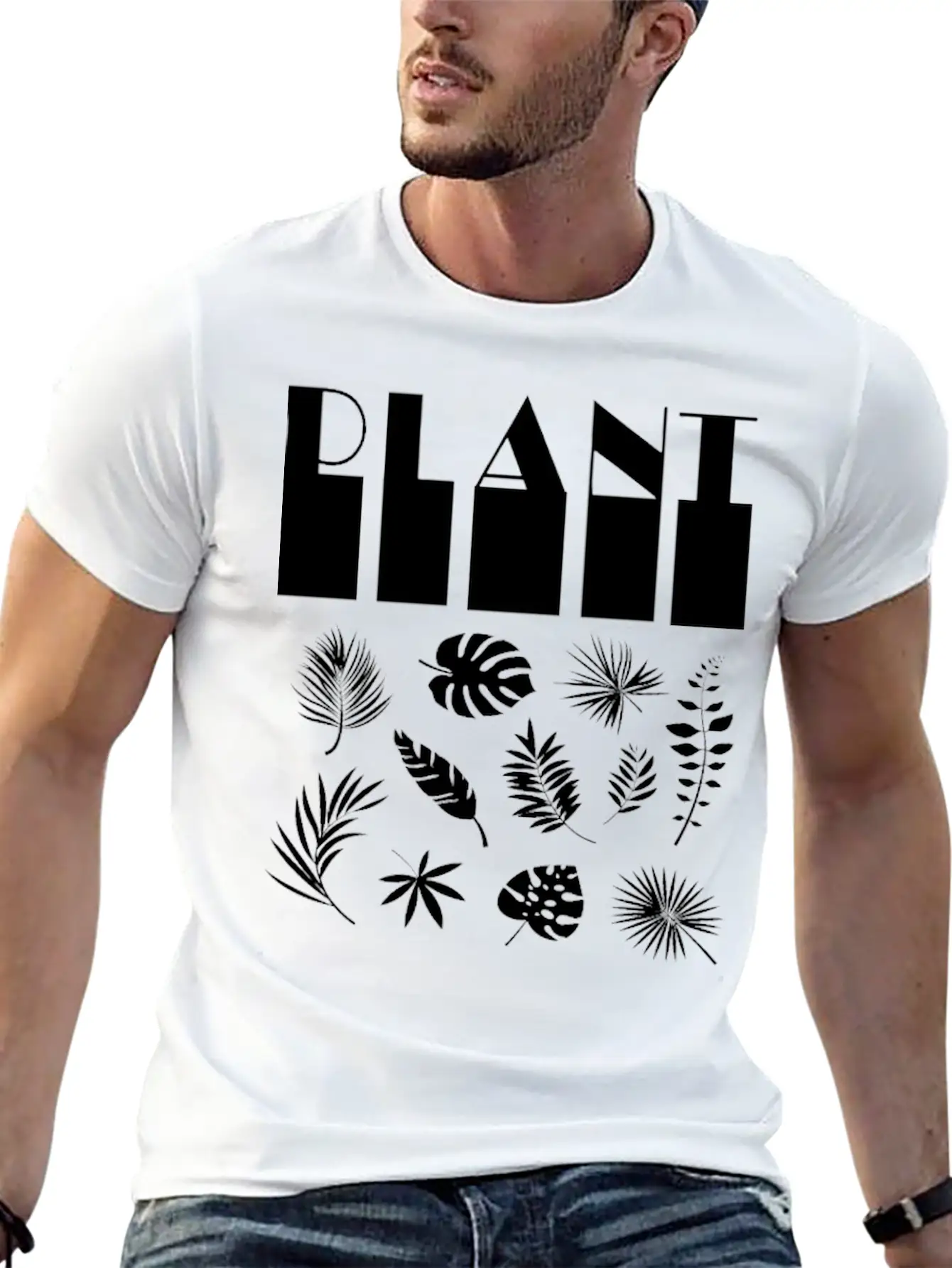 "PLANT BASED" Unisex Casual T-Shirt – Clean Design For Daily Comfort