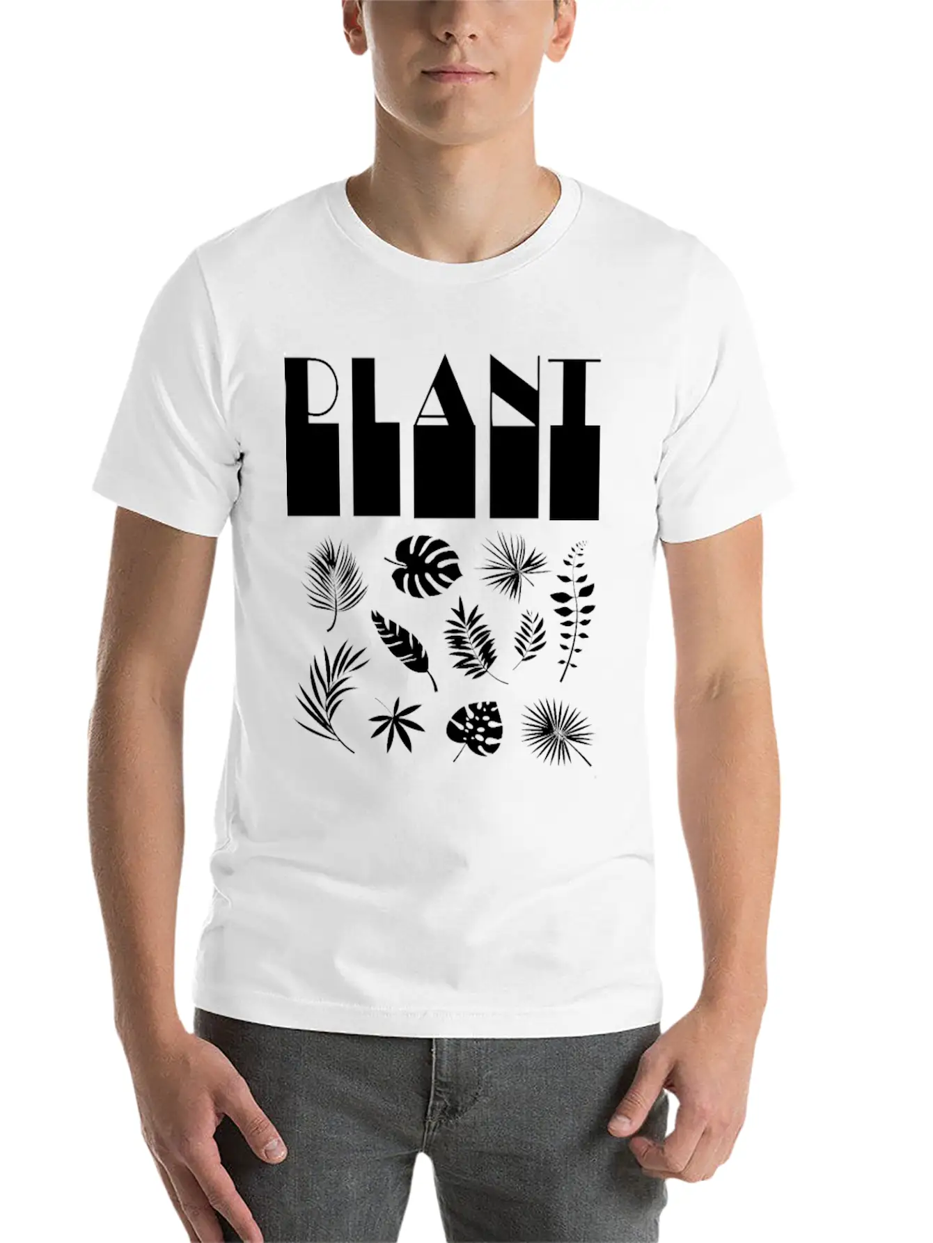 "PLANT BASED" Unisex Casual T-Shirt – Clean Design For Daily Comfort