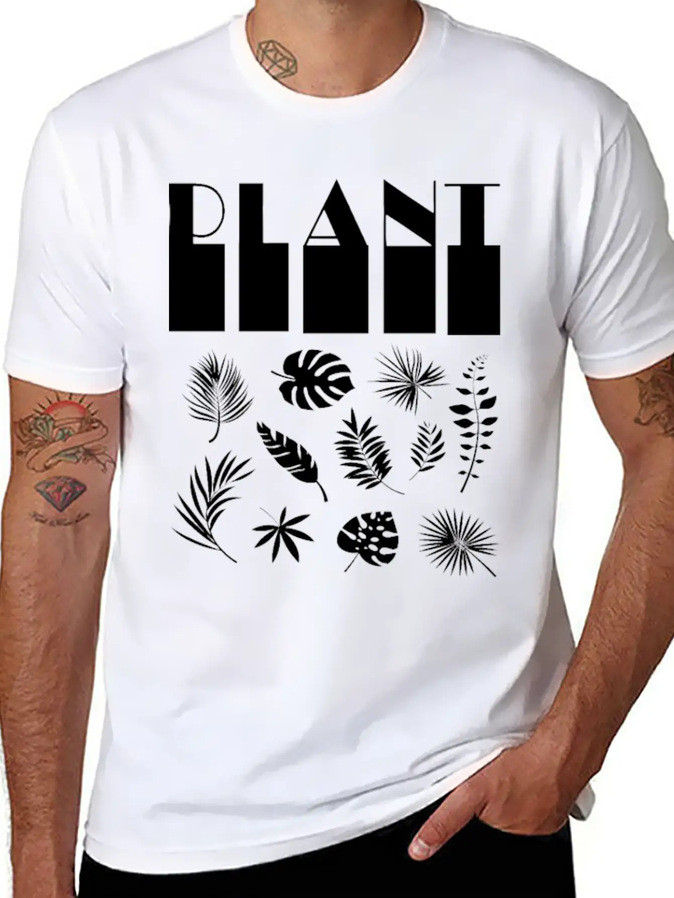 "PLANT BASED" Unisex Casual T-Shirt – Clean Design For Daily Comfort