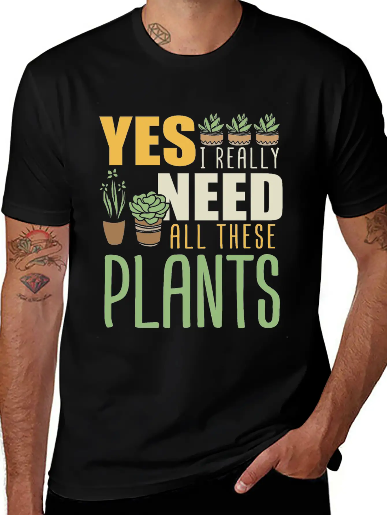 Plant Plants Farmer Garden Gardener Essential Cotton Tee For Daily Outfits – Unisex Style