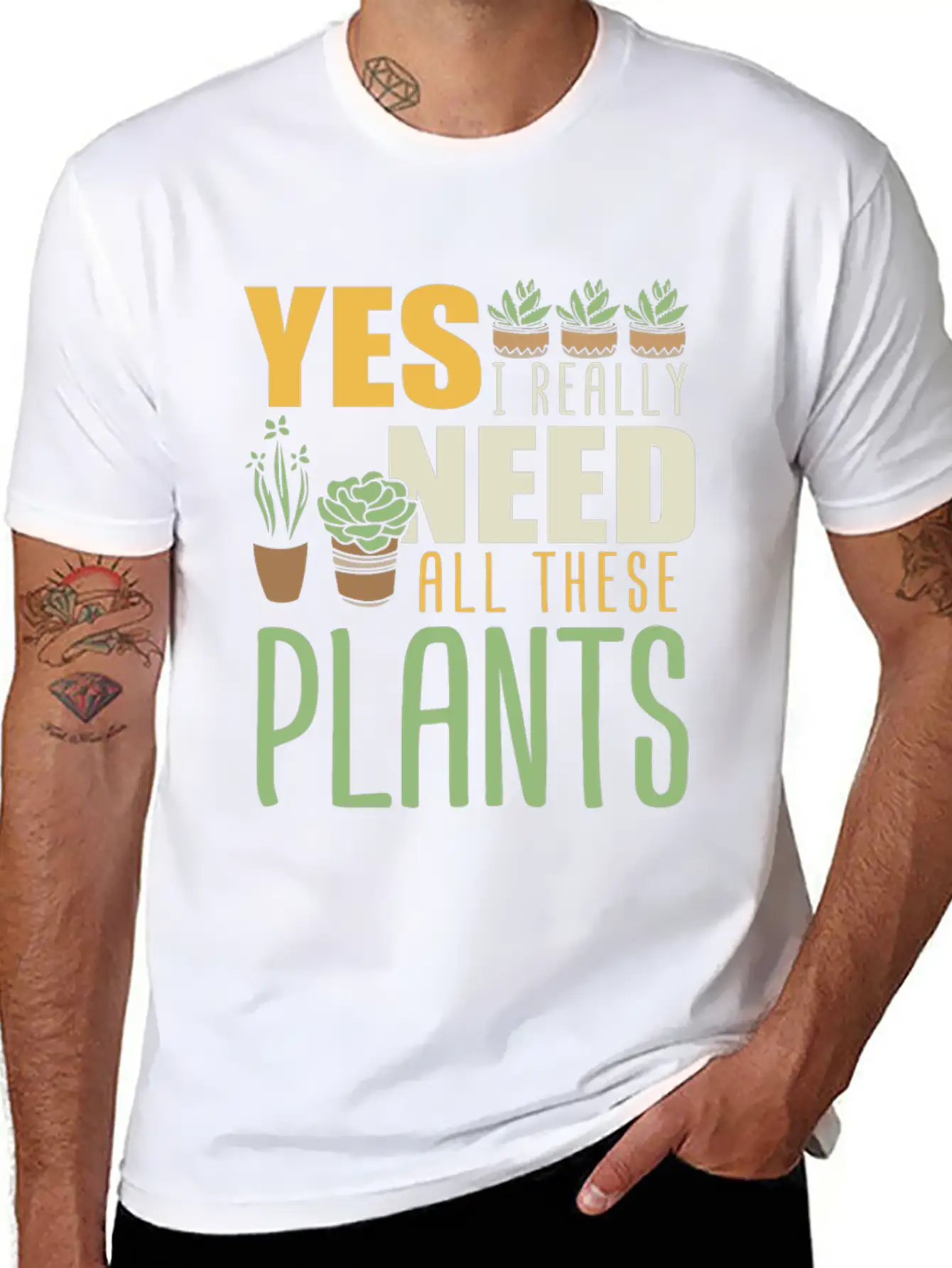 Plant Plants Farmer Garden Gardener Essential Cotton Tee For Daily Outfits – Unisex Style