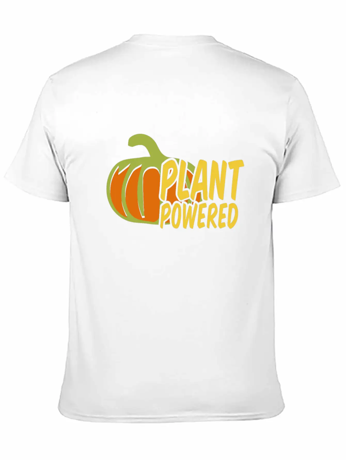 Plant Powered Unisex Casual T-Shirt – Clean Design For Daily Comfort