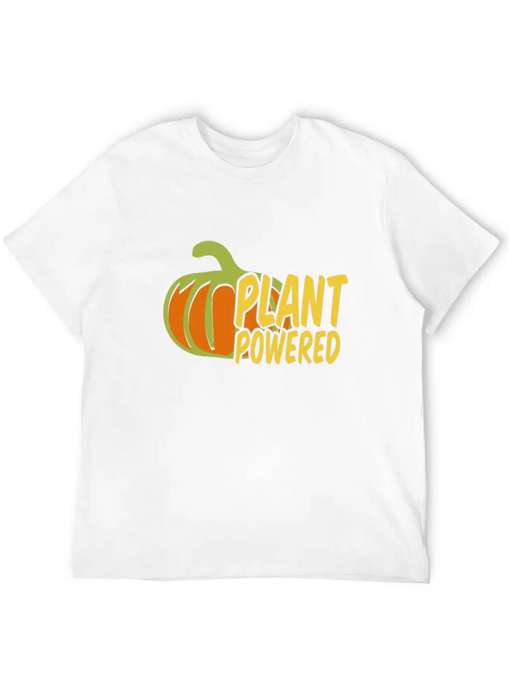 Plant Powered Unisex Casual T-Shirt – Clean Design For Daily Comfort
