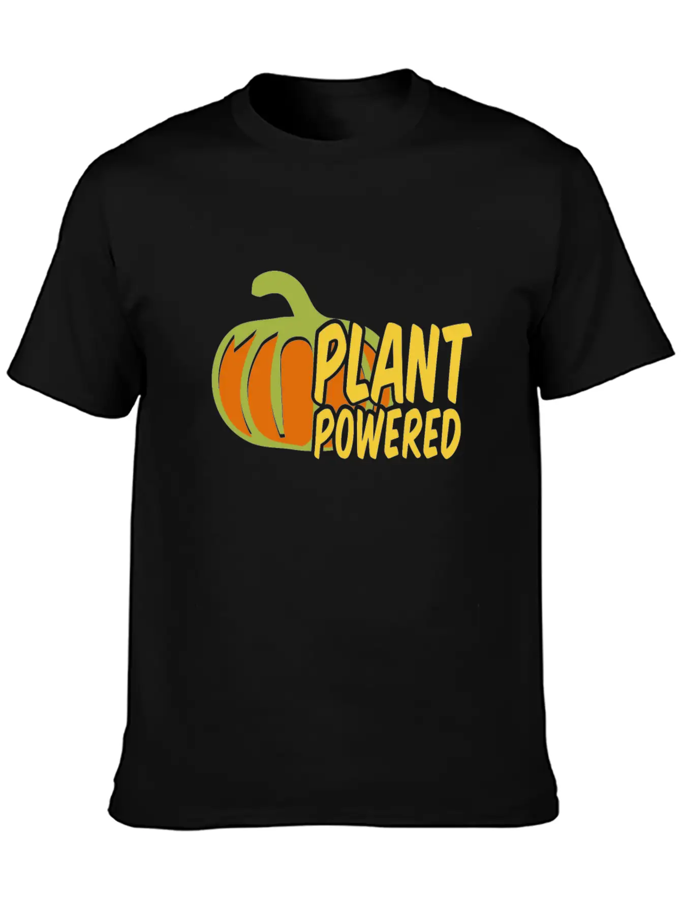 Plant Powered Unisex Casual T-Shirt – Clean Design For Daily Comfort