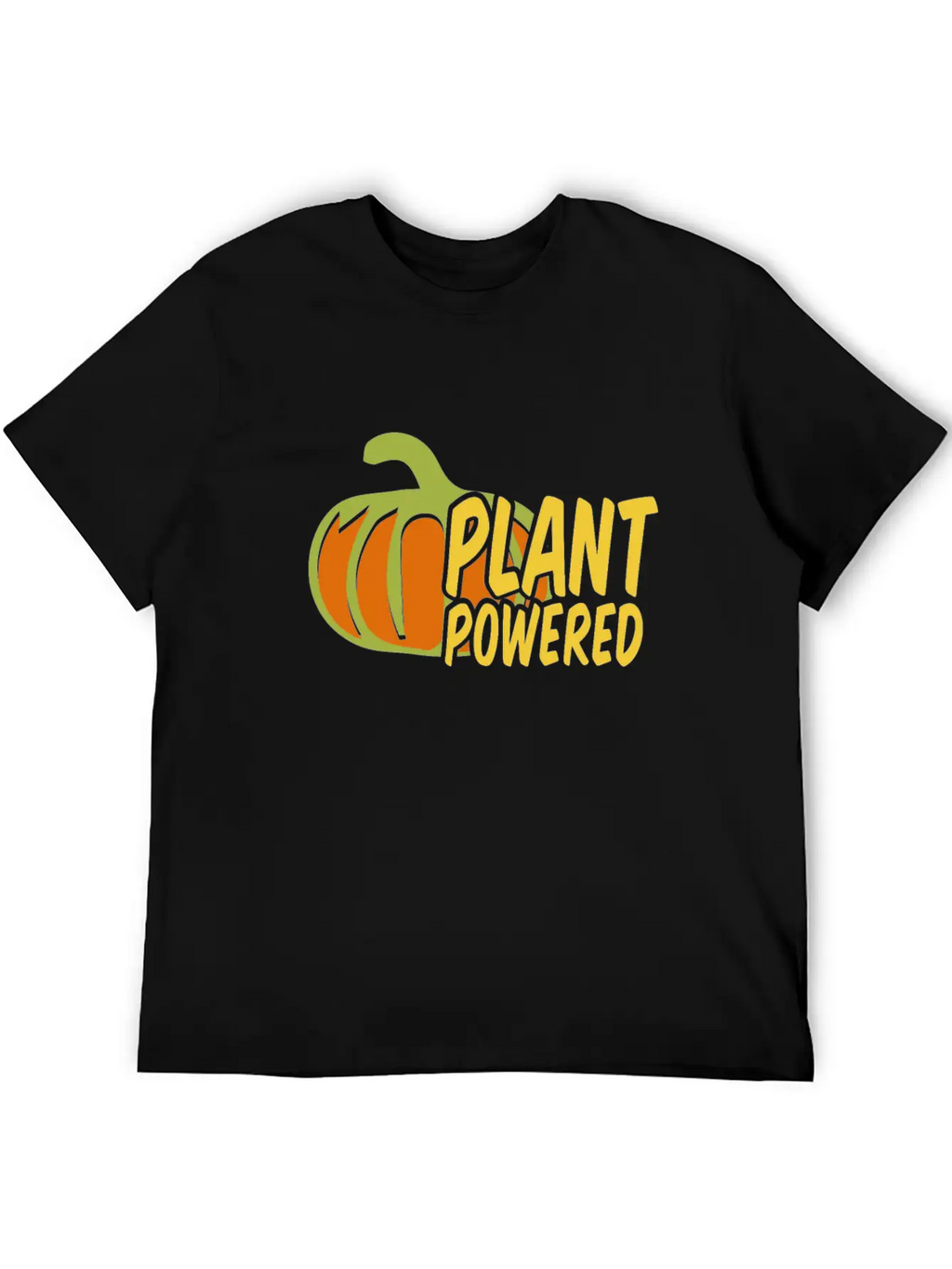 Plant Powered Unisex Casual T-Shirt – Clean Design For Daily Comfort