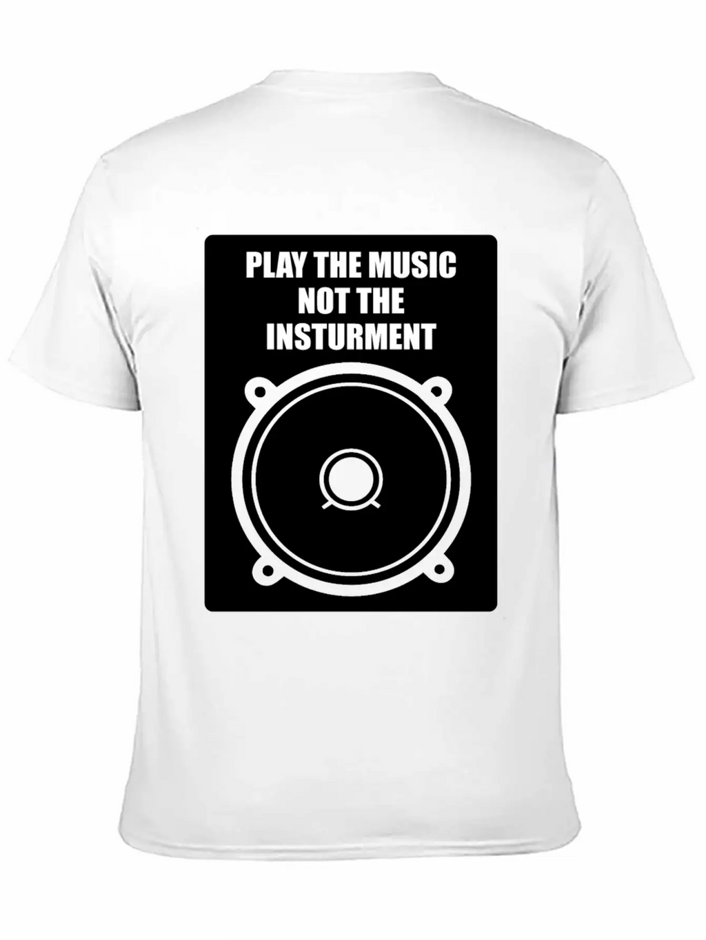 Play The Music Classic Fit Graphic Tee For Daily Comfort – Unisex Cotton Shirt