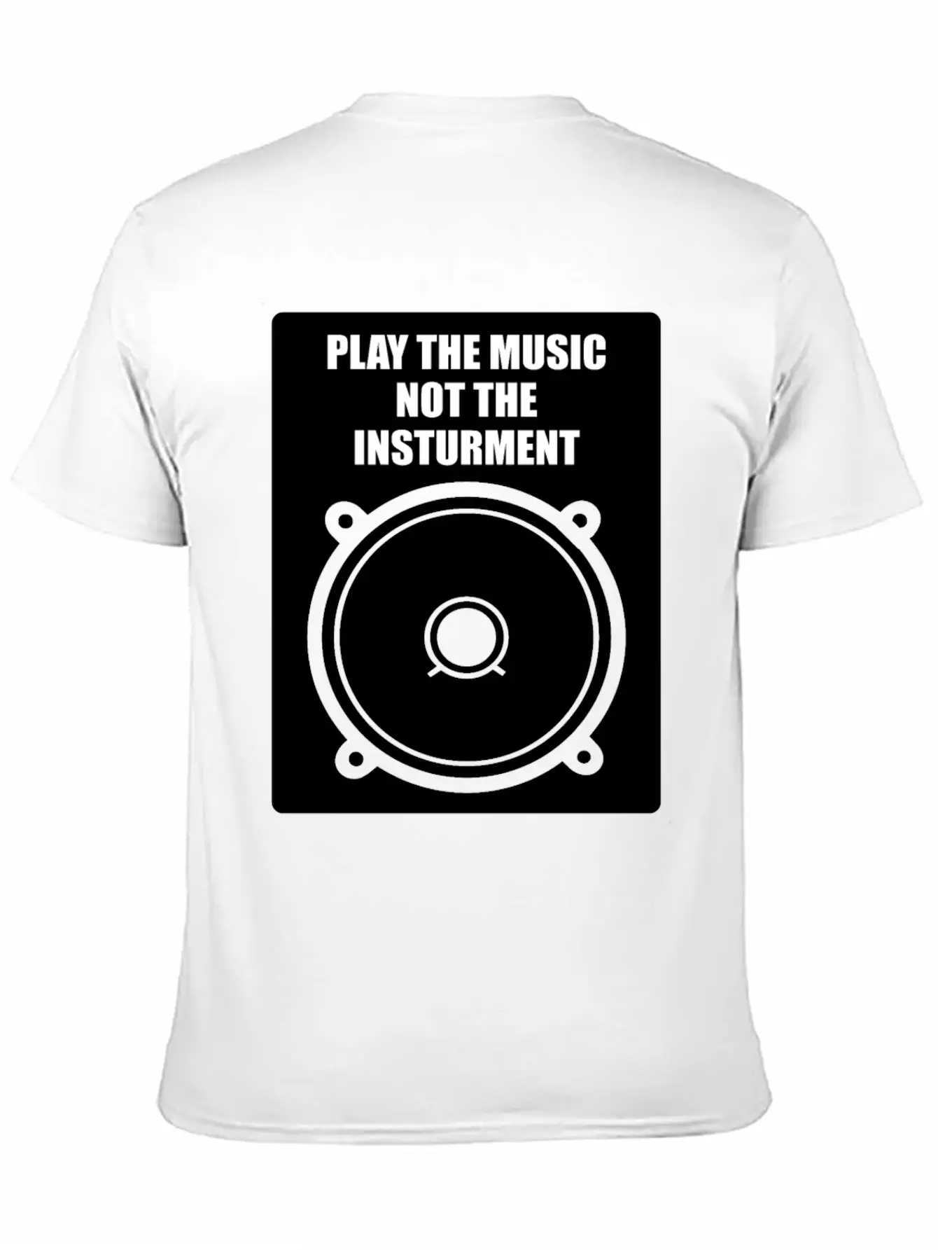 Play The Music Classic Fit Graphic Tee For Daily Comfort – Unisex Cotton Shirt