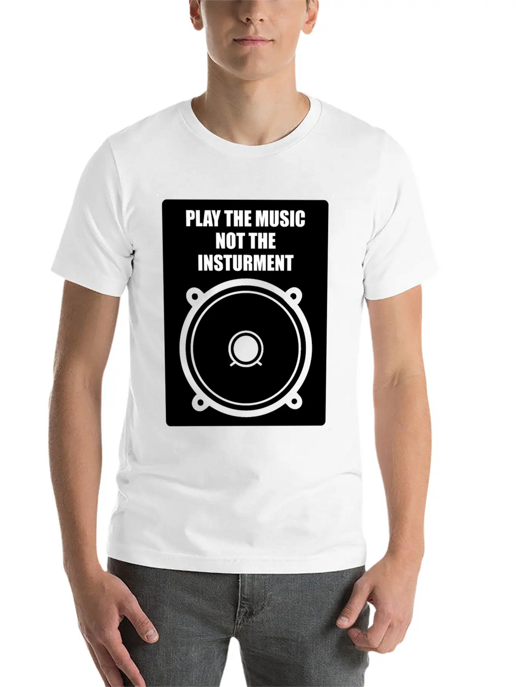 Play The Music Classic Fit Graphic Tee For Daily Comfort – Unisex Cotton Shirt