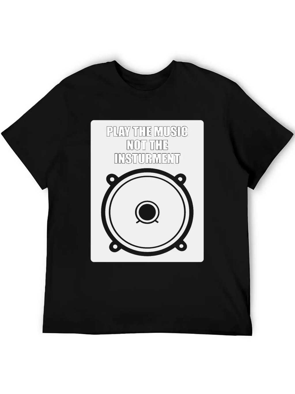 Play The Music Classic Fit Graphic Tee For Daily Comfort – Unisex Cotton Shirt