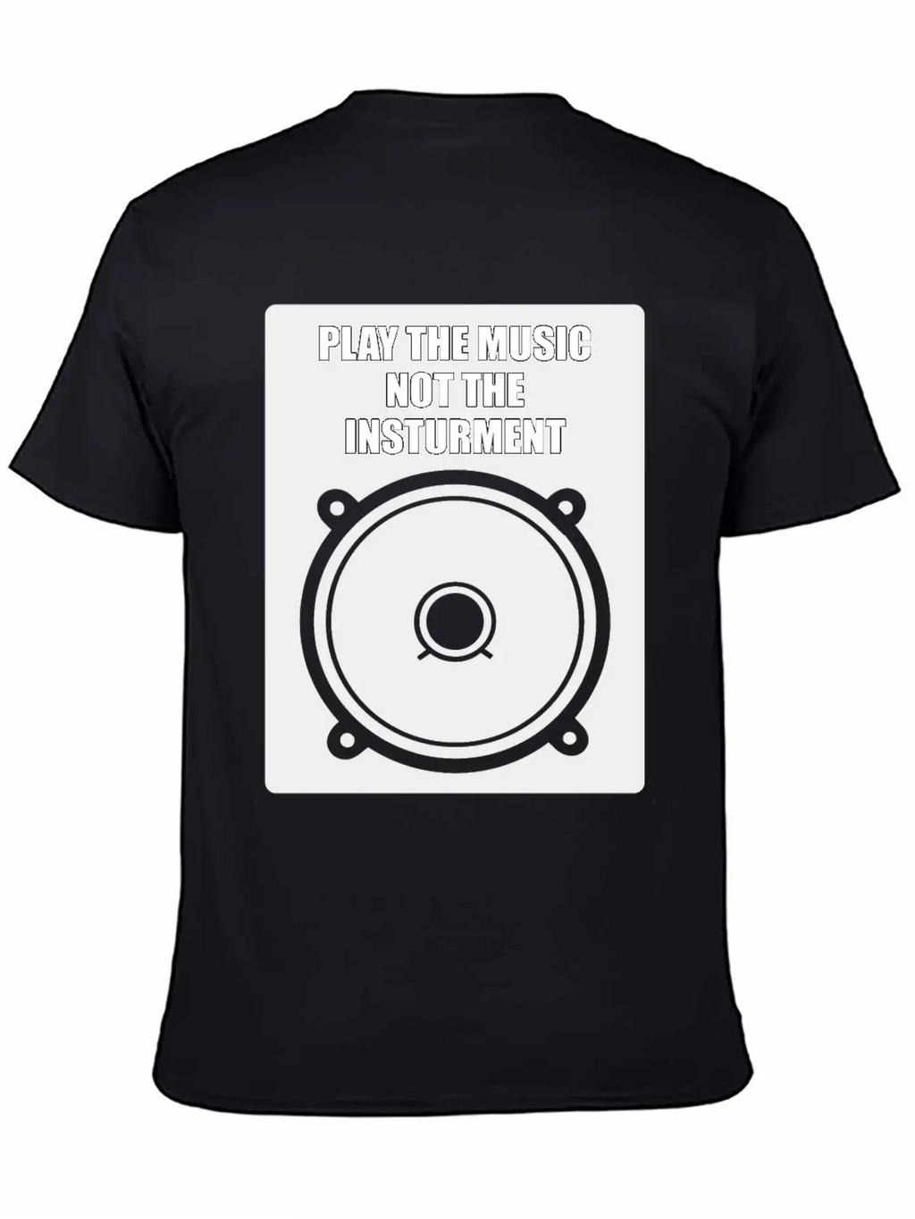 Play The Music Classic Fit Graphic Tee For Daily Comfort – Unisex Cotton Shirt