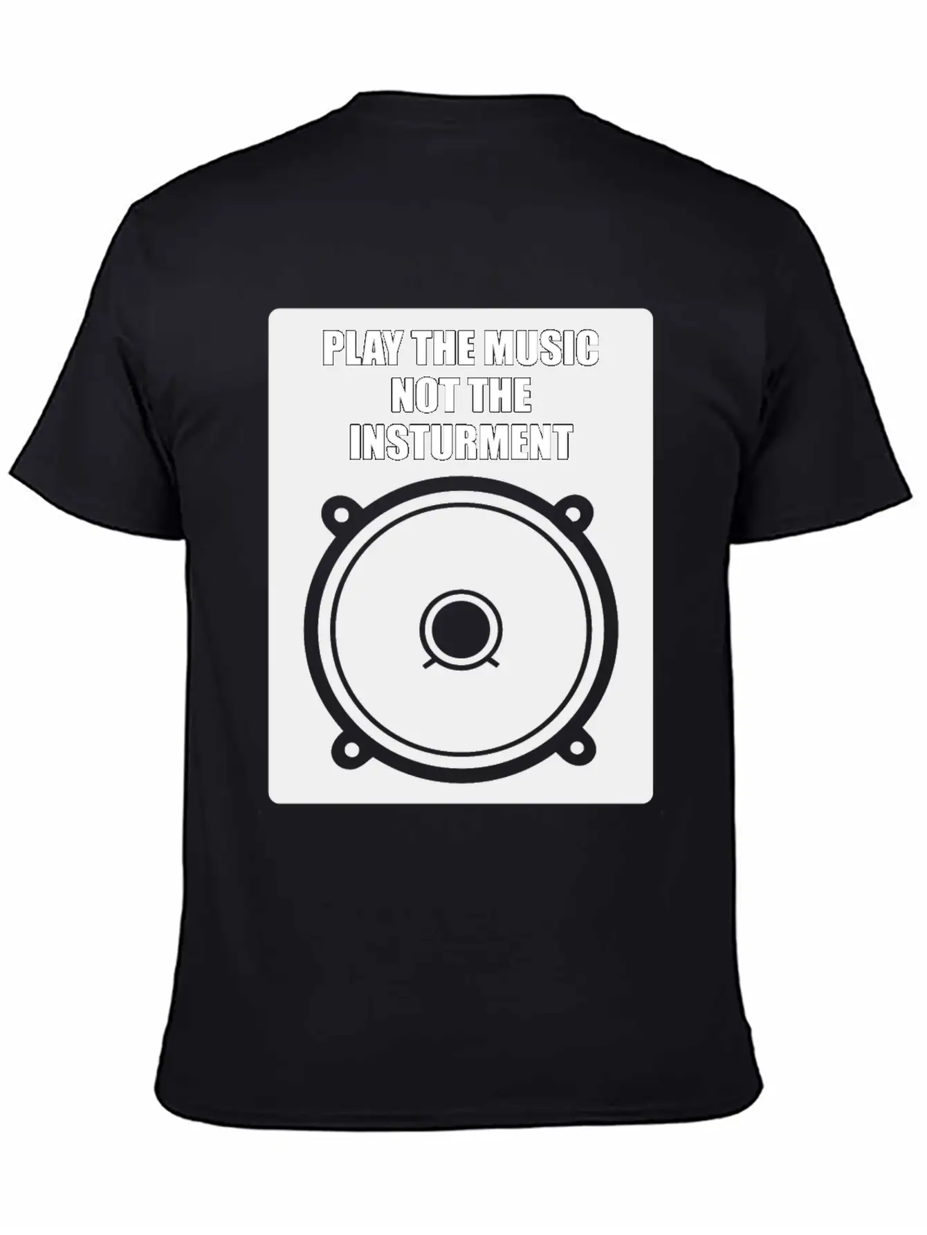 Play The Music Classic Fit Graphic Tee For Daily Comfort – Unisex Cotton Shirt