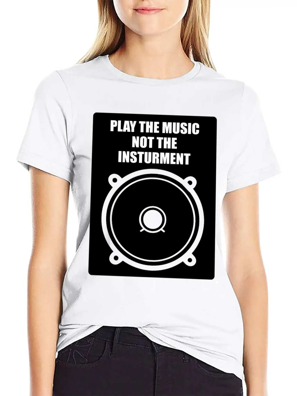 Play The Music Classic Fit Graphic Tee For Daily Comfort – Unisex Cotton Shirt