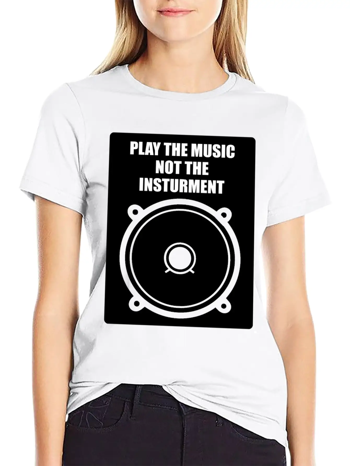 Play The Music Classic Fit Graphic Tee For Daily Comfort – Unisex Cotton Shirt